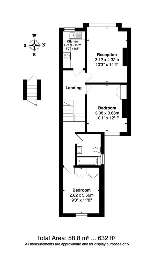 2 Bedrooms Flat to rent in Kenilworth Road, London NW6