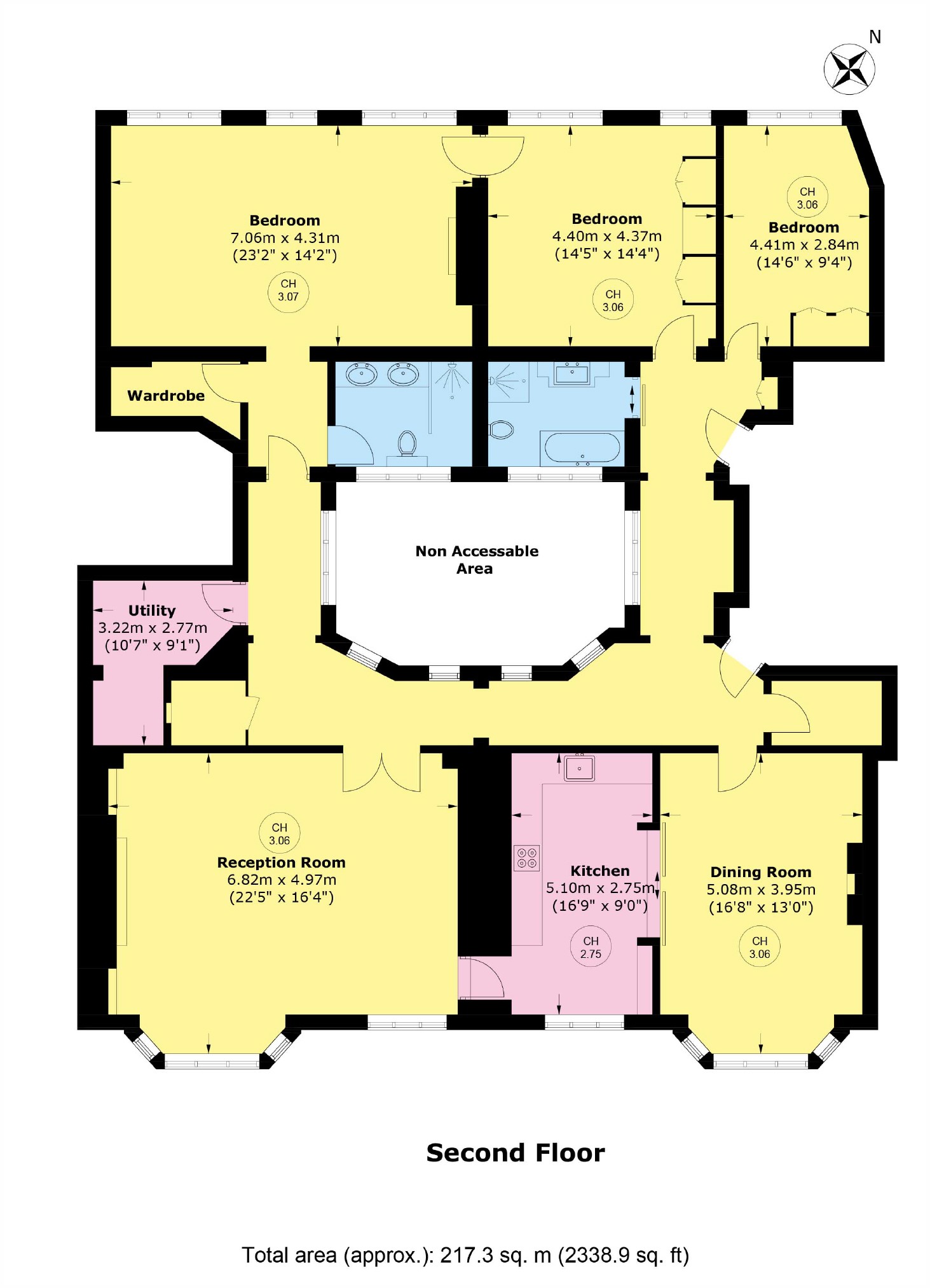 Flat 2, 18, Mount Street, London floorplan