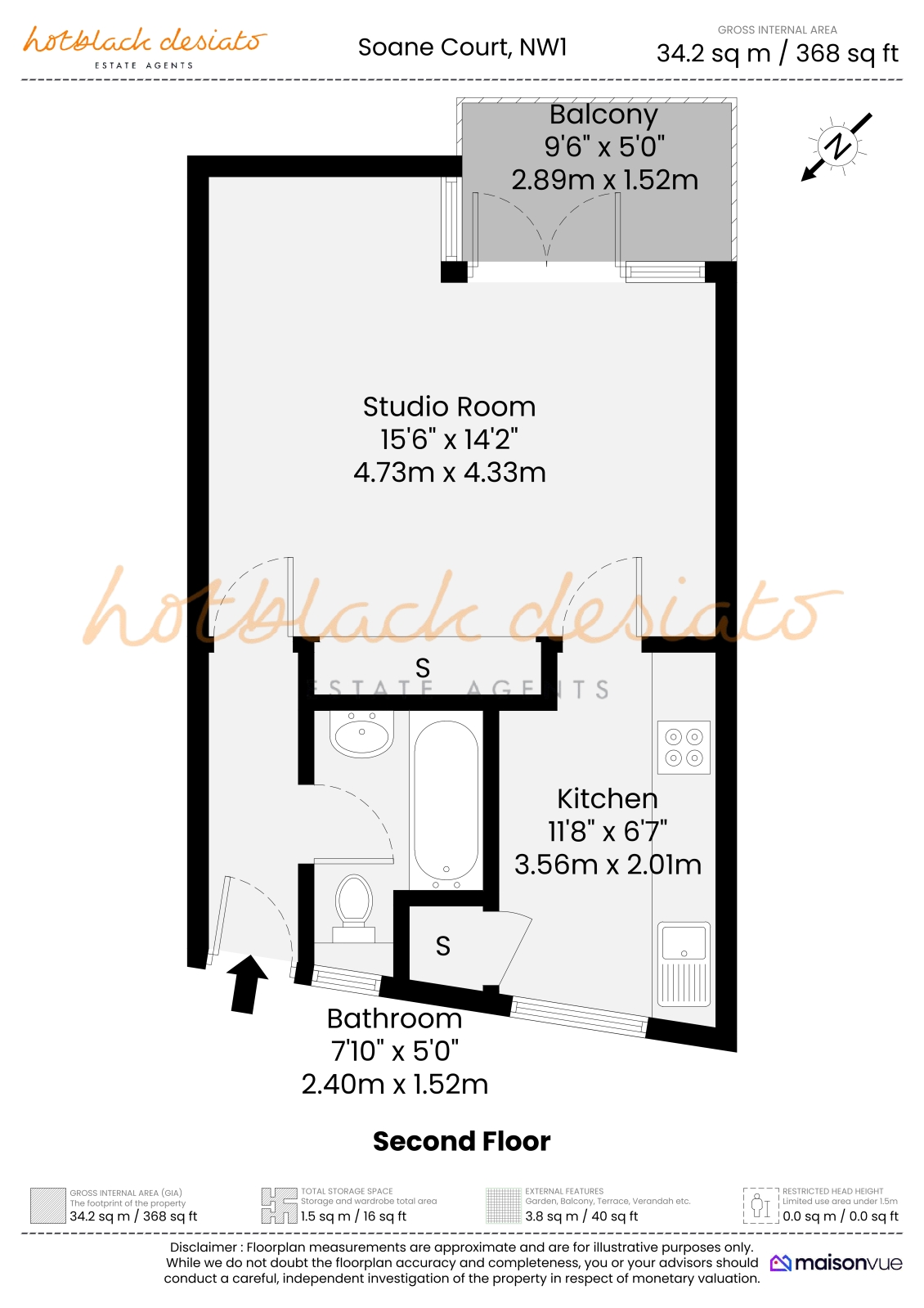 Flat 6, Soane Court,, St. Pancras Way, London floorplan