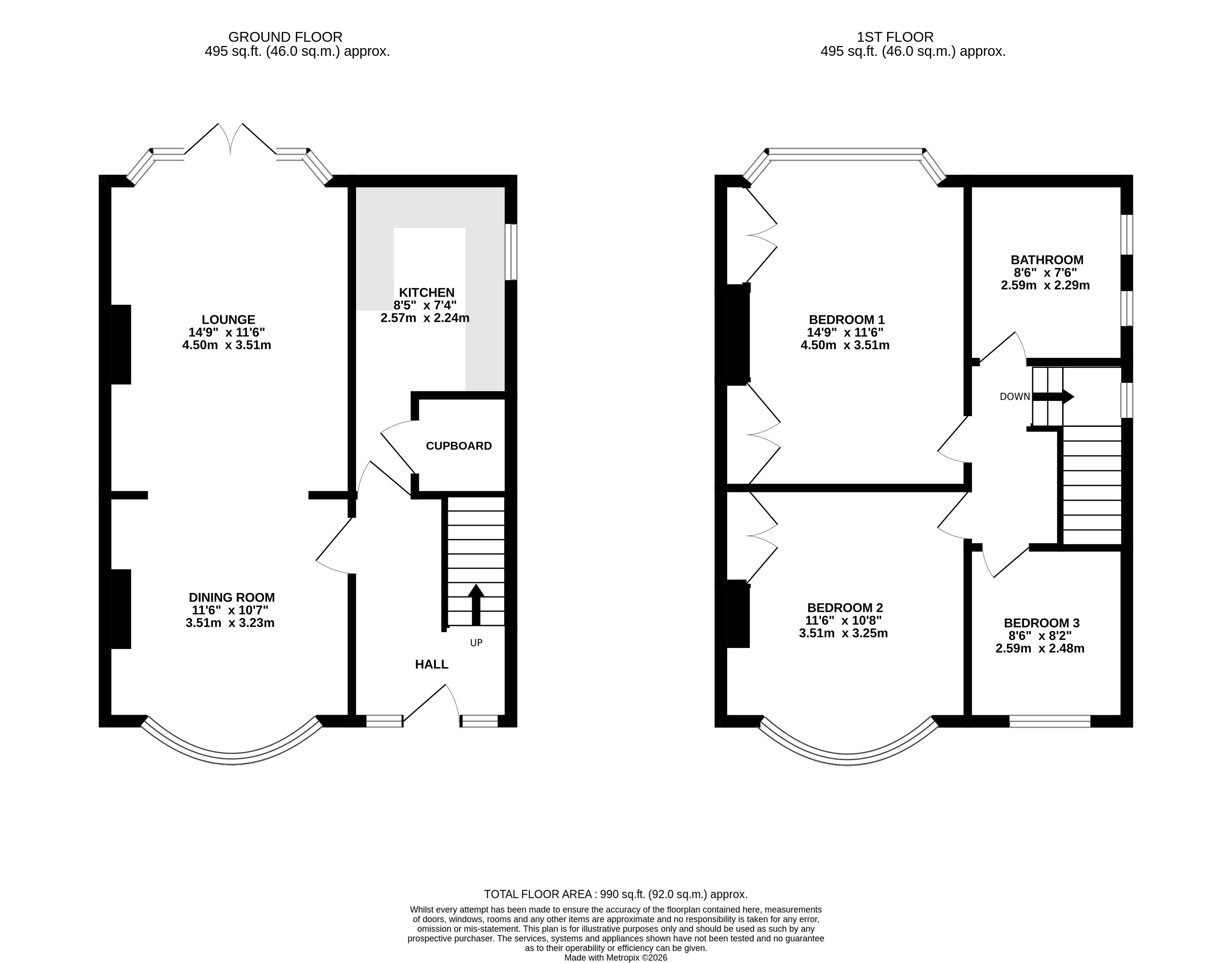 490, Spen Lane, West Yorkshire floorplan