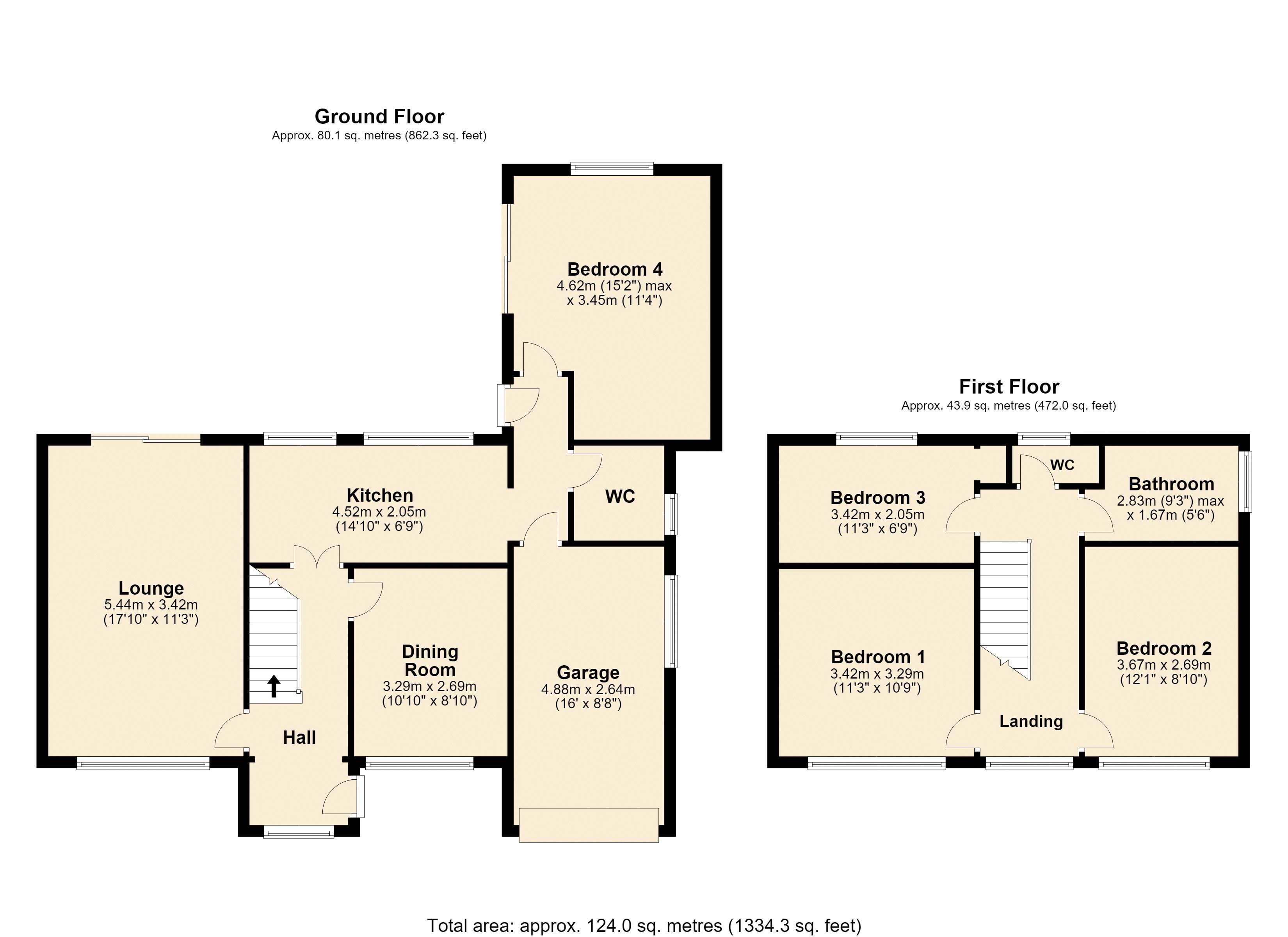 7, Camberley Drive, Rochdale floorplan