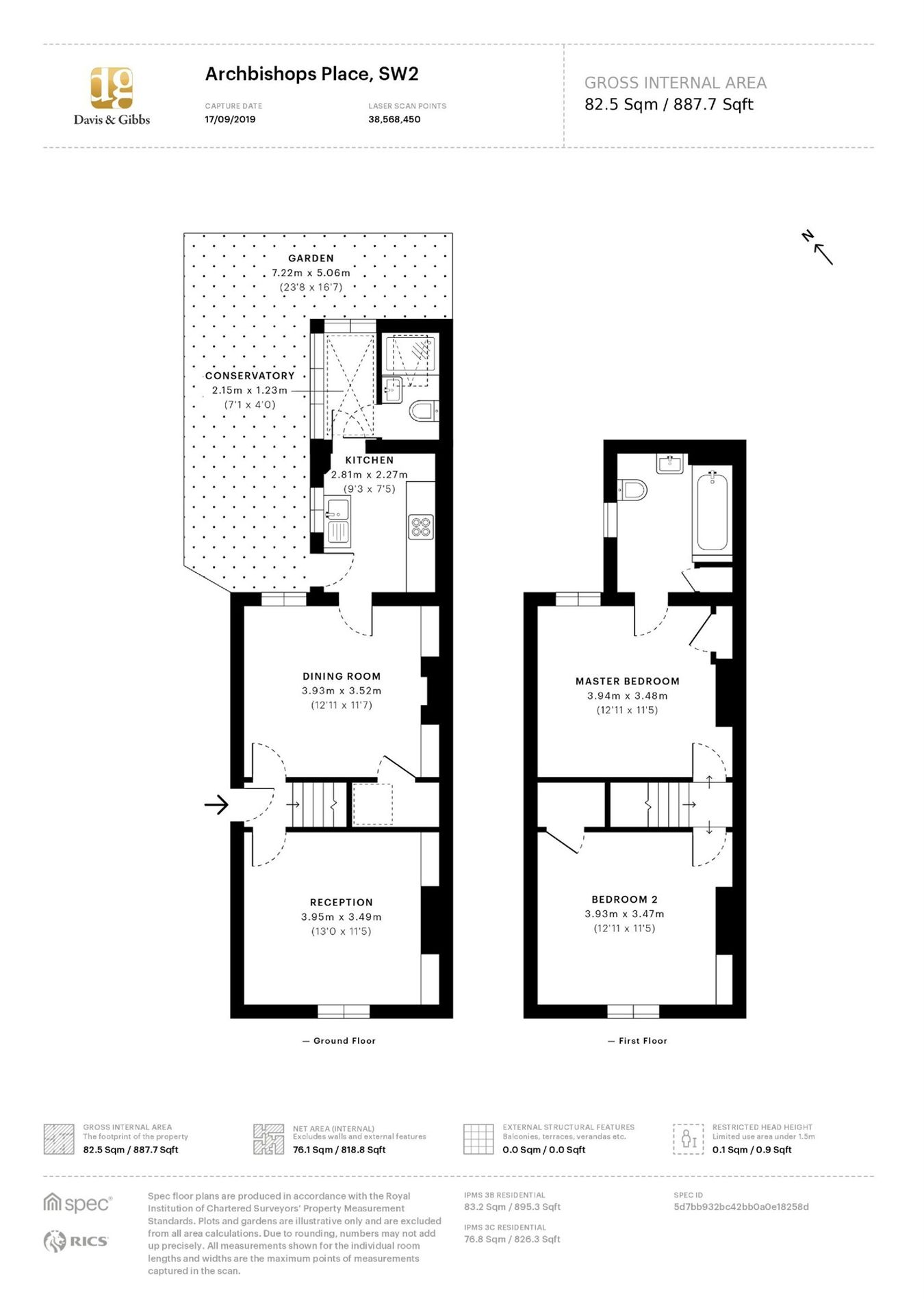 PRI 12/10 41, Archbishops Place, Brixton floorplan