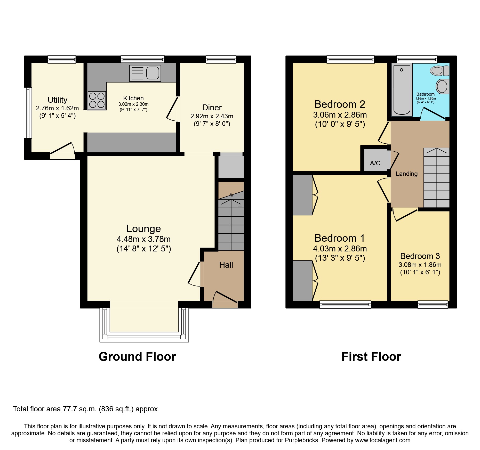 16, Brough Close, Lincoln floorplan