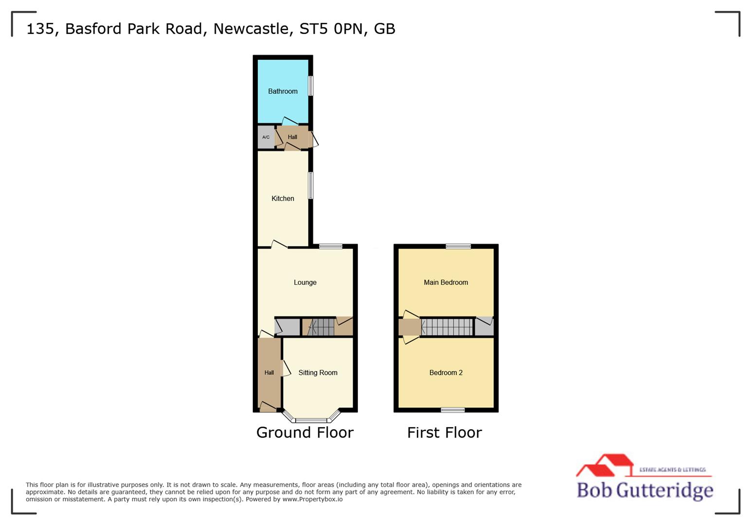 135, Basford Park Road, Newcastle floorplan