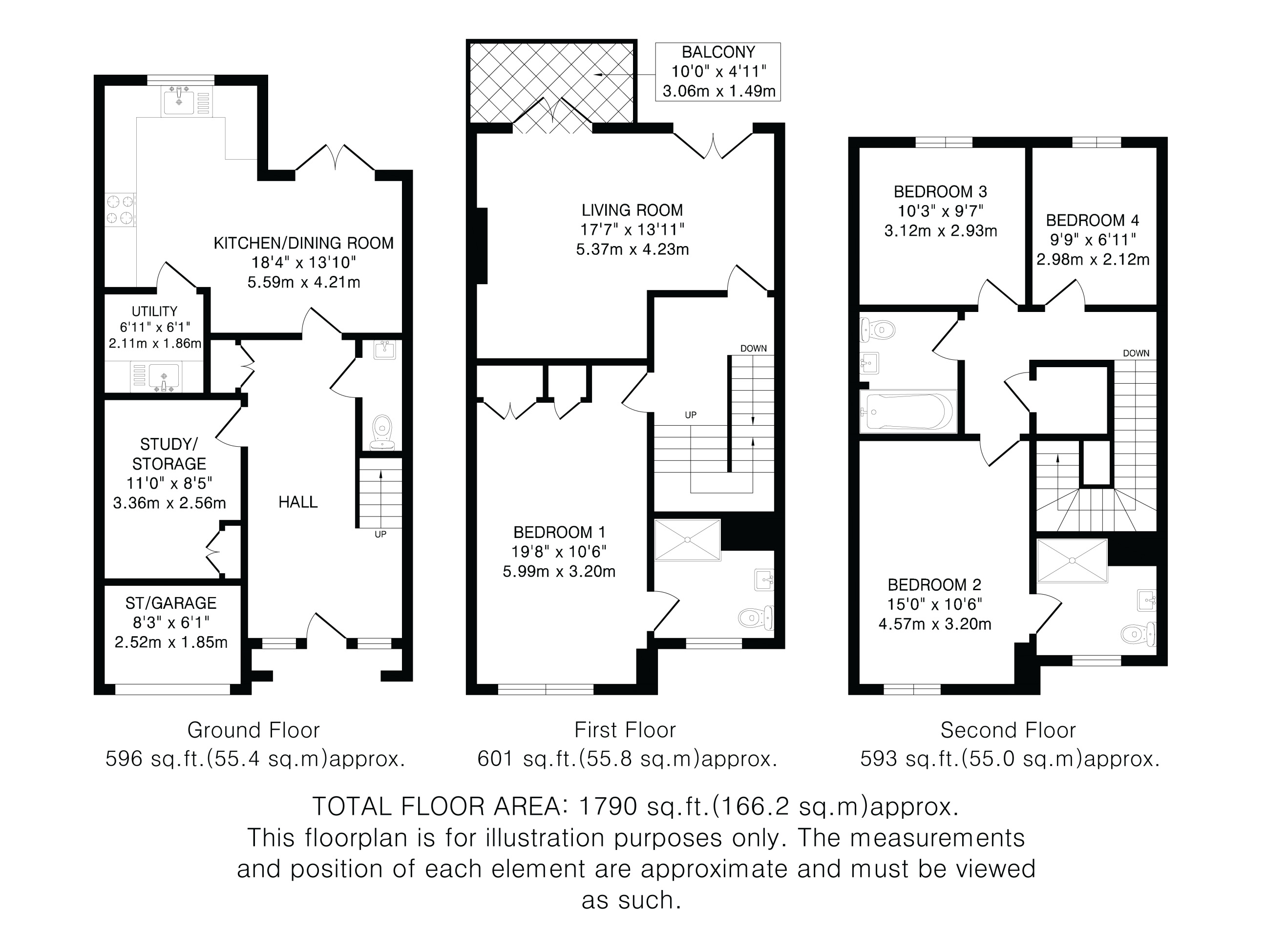 69, Beningfield Drive, London Colney floorplan