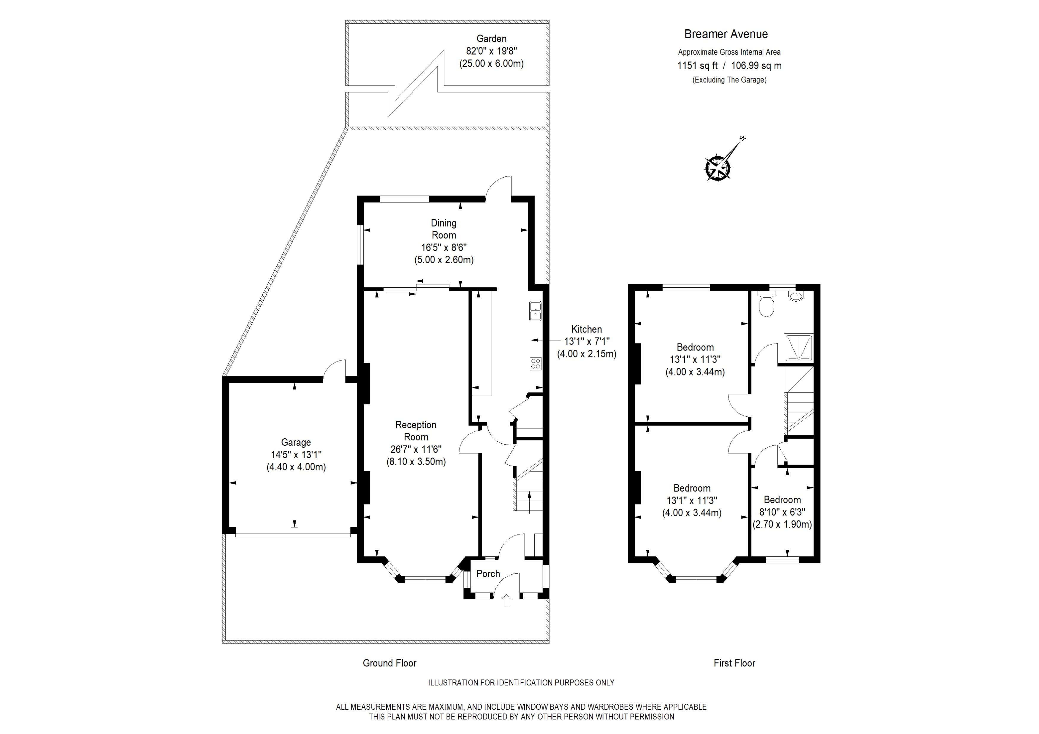 32, Braemar Avenue, London floorplan