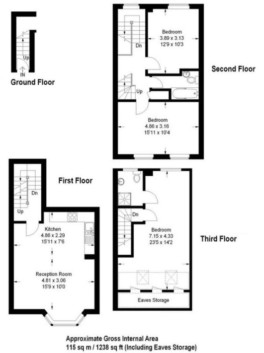 3 Bedrooms Flat for sale in Courthill Road, Hither Green, London SE13