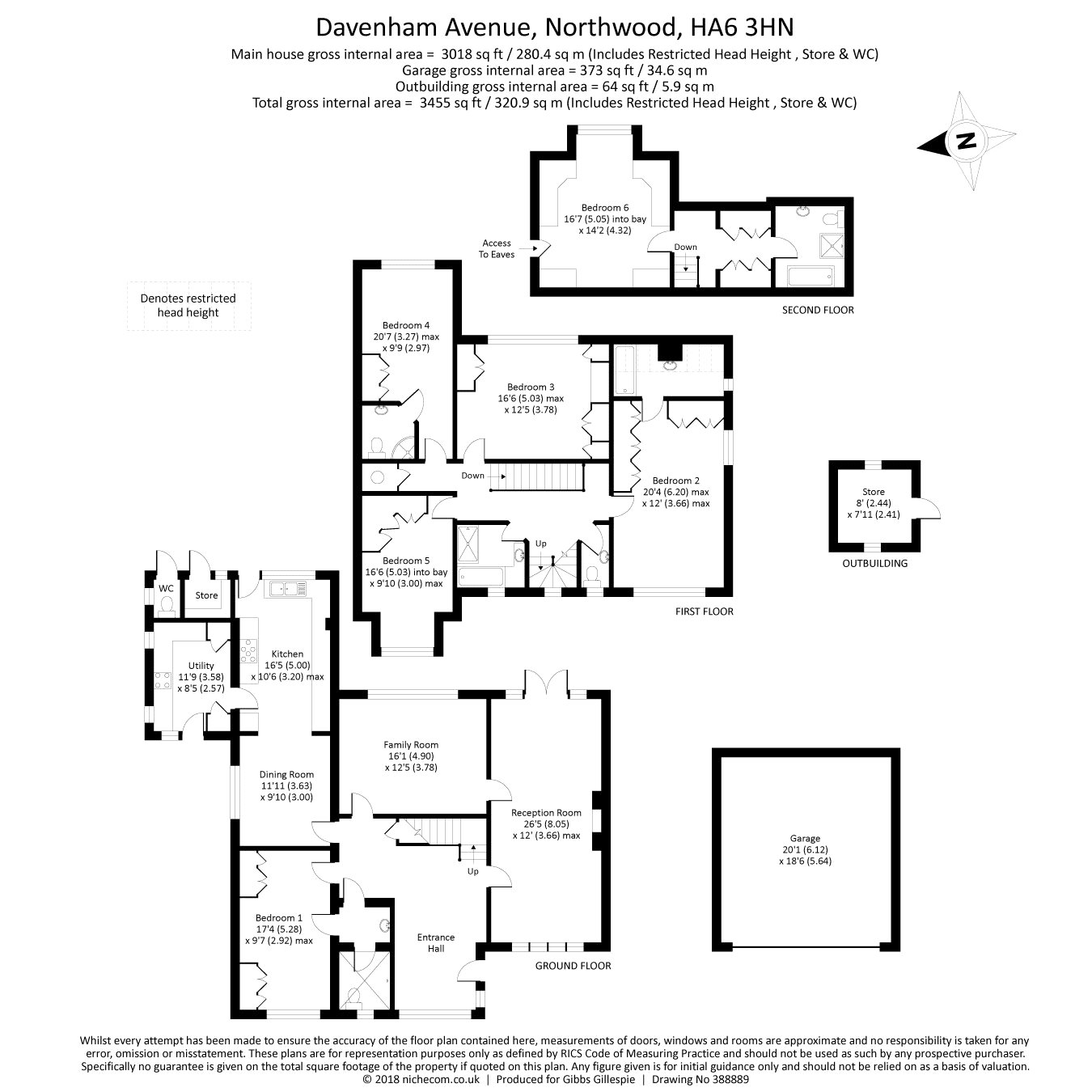 5 Bedrooms Detached house for sale in Davenham Avenue, Northwood, Middlesex HA6