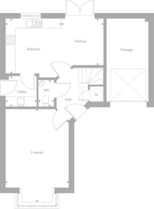 4 Bedrooms Detached house for sale in 