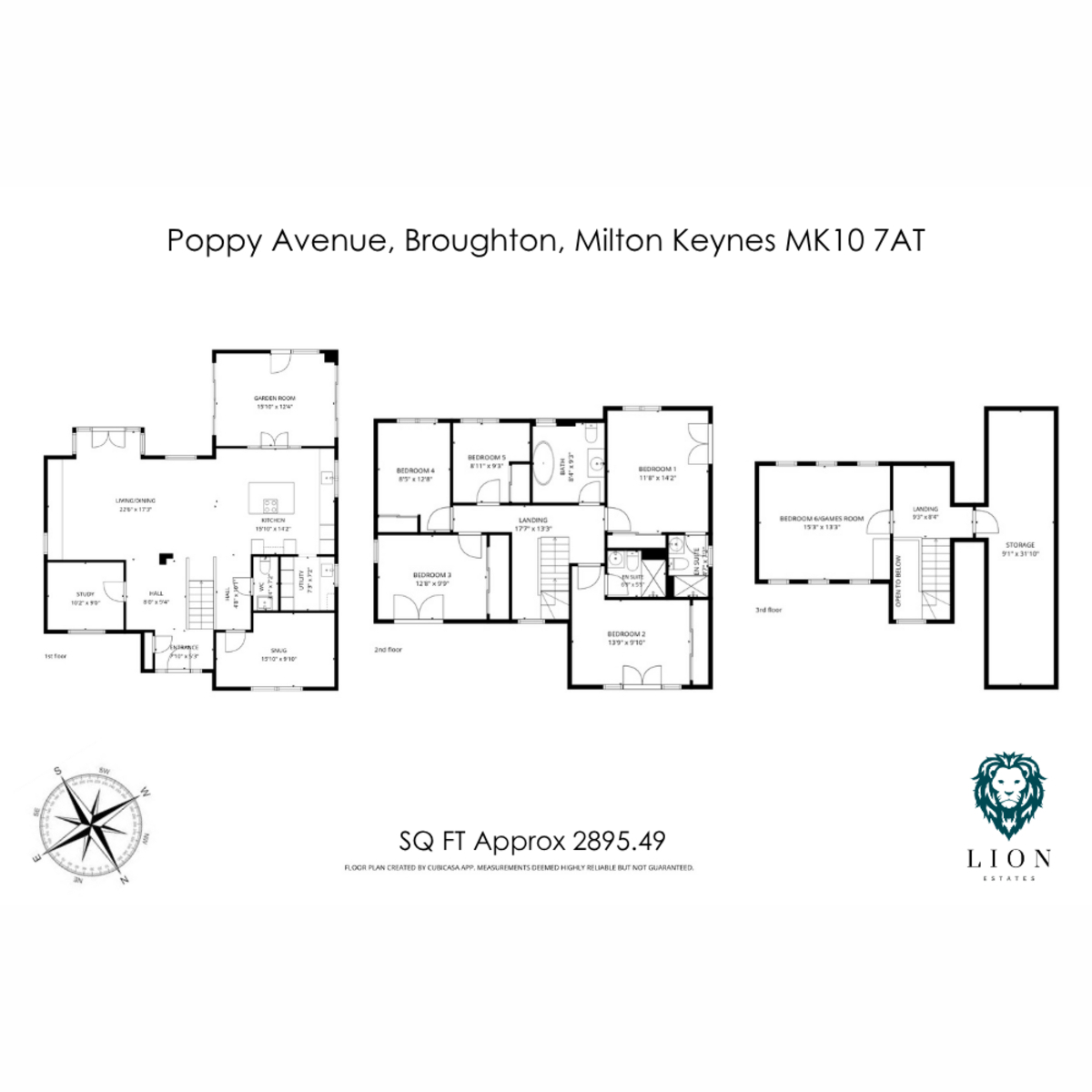 27, Poppy Avenue, Milton Keynes floorplan