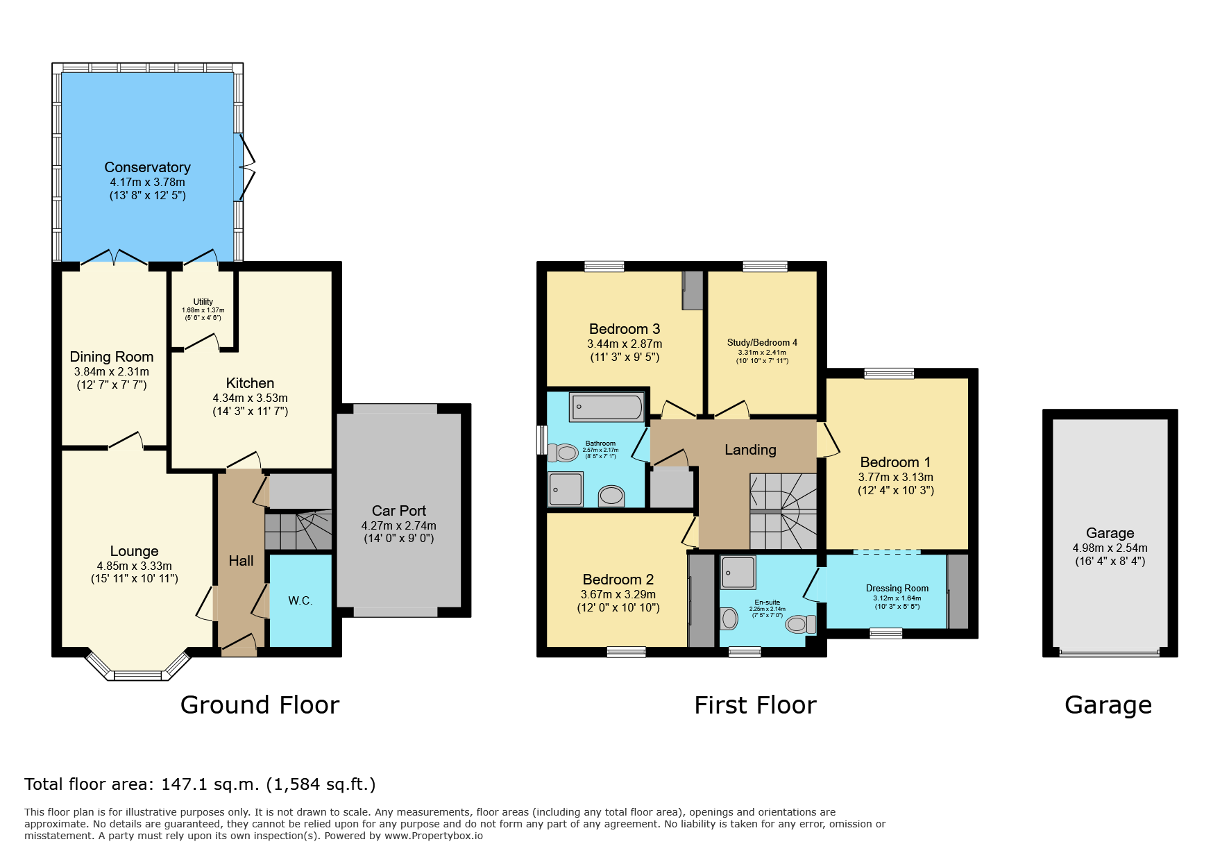50 Lady Hay Road, Leicester floorplan