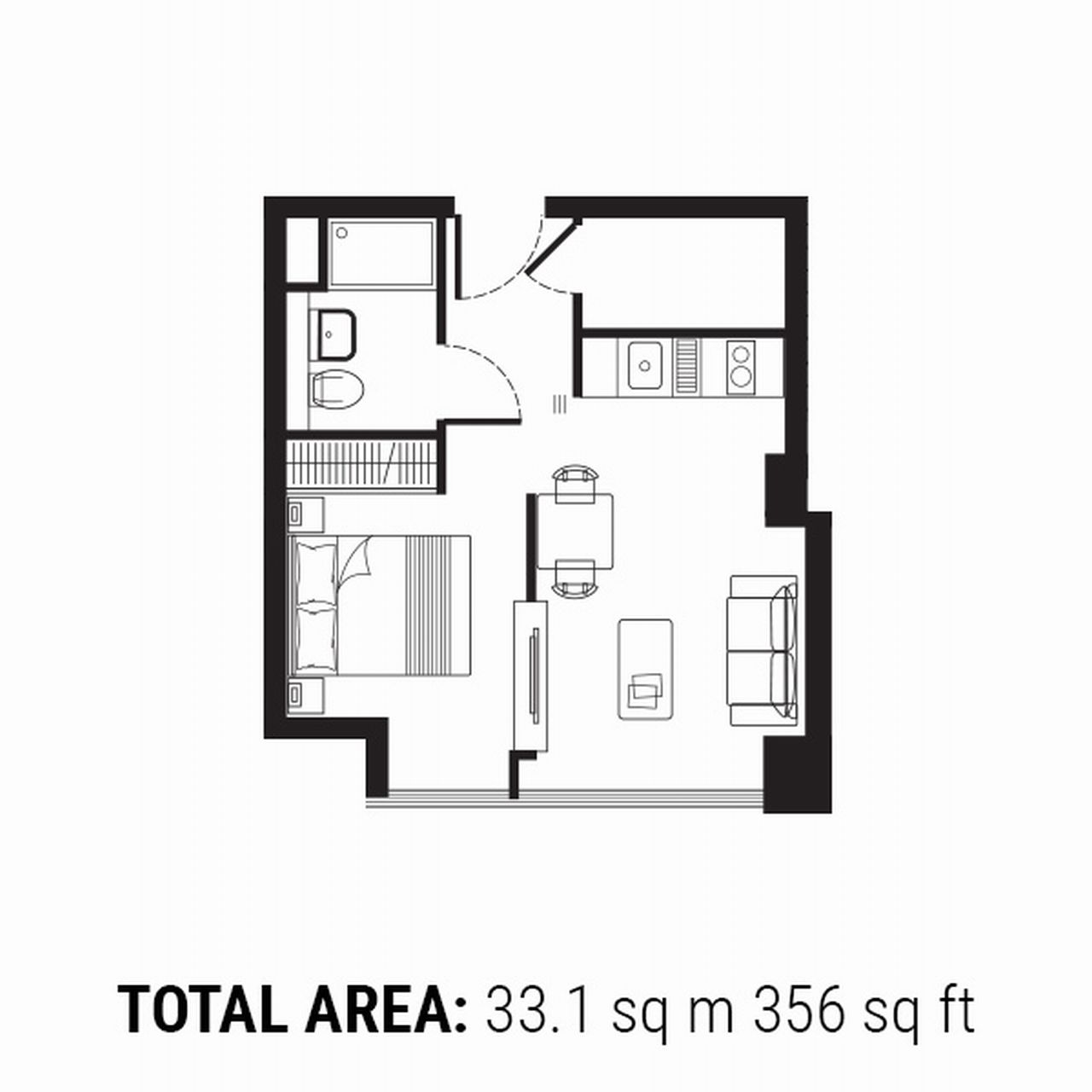 0 Bedrooms Studio to rent in Trinity Square, 23-59 Staines Road, Hounslow, Middlesex TW3