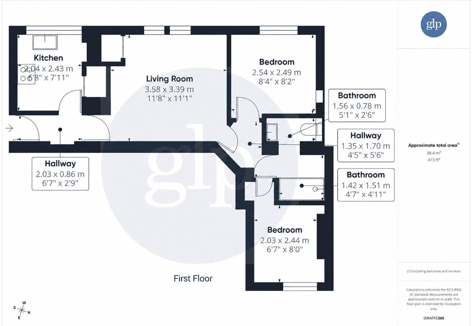Flat 9, City of Westminster Dwellings, London floorplan