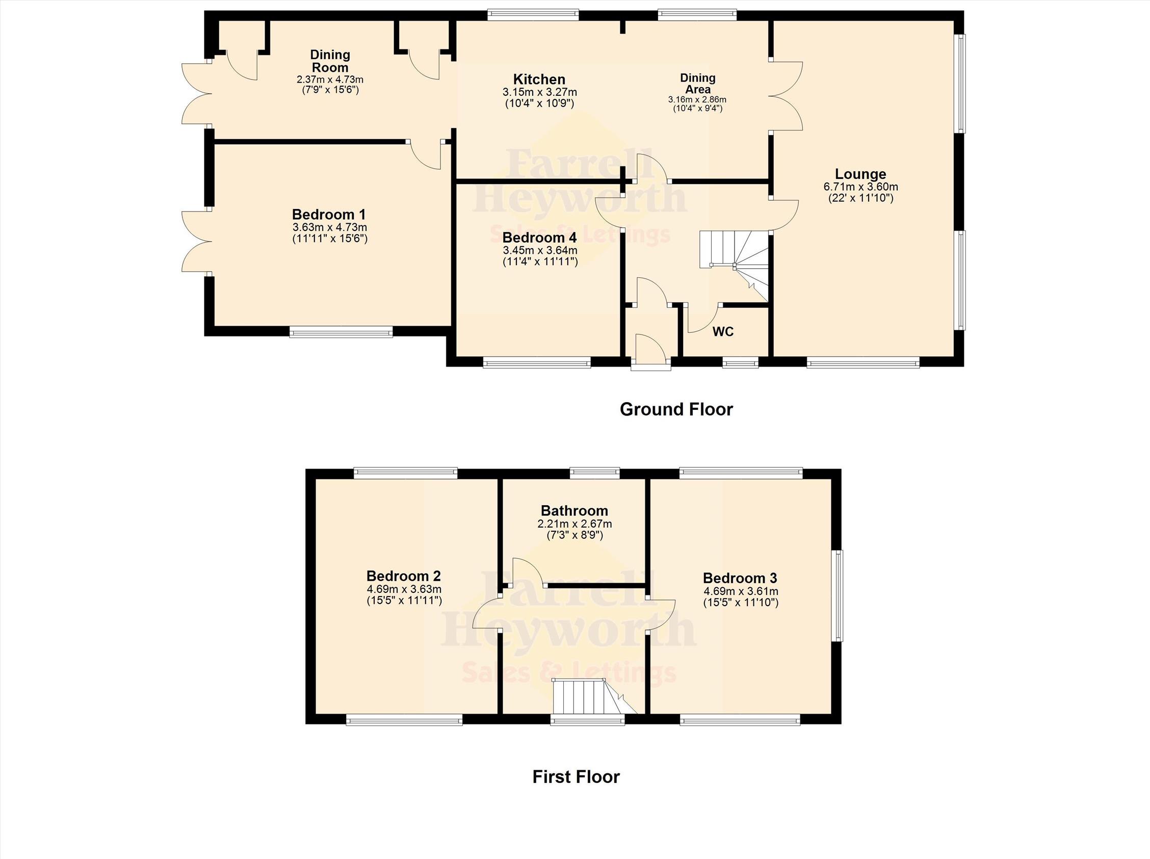 4 Bedrooms  for sale in Mansfield Drive, Preston PR5