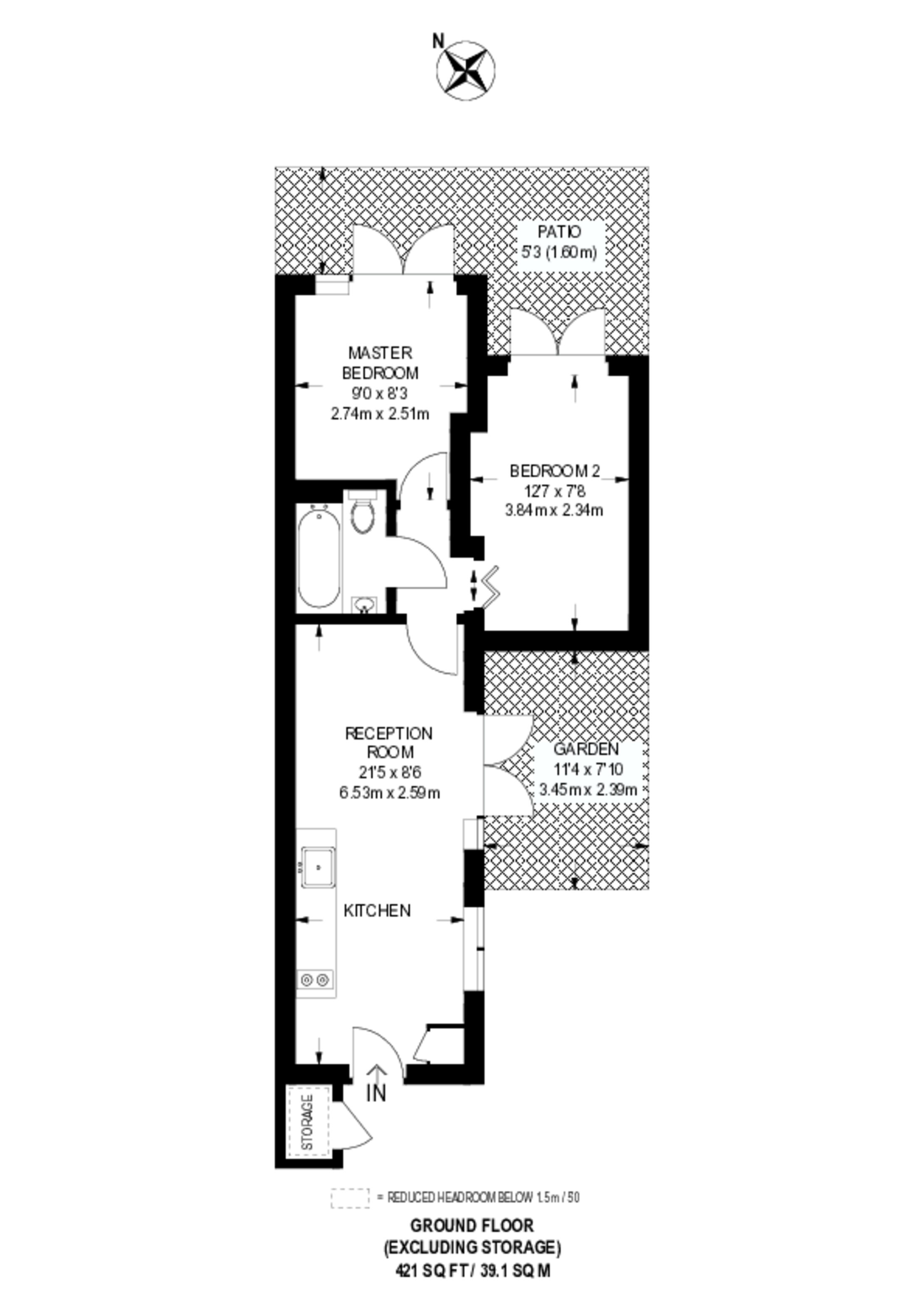Sussex Way, Holloway floorplan