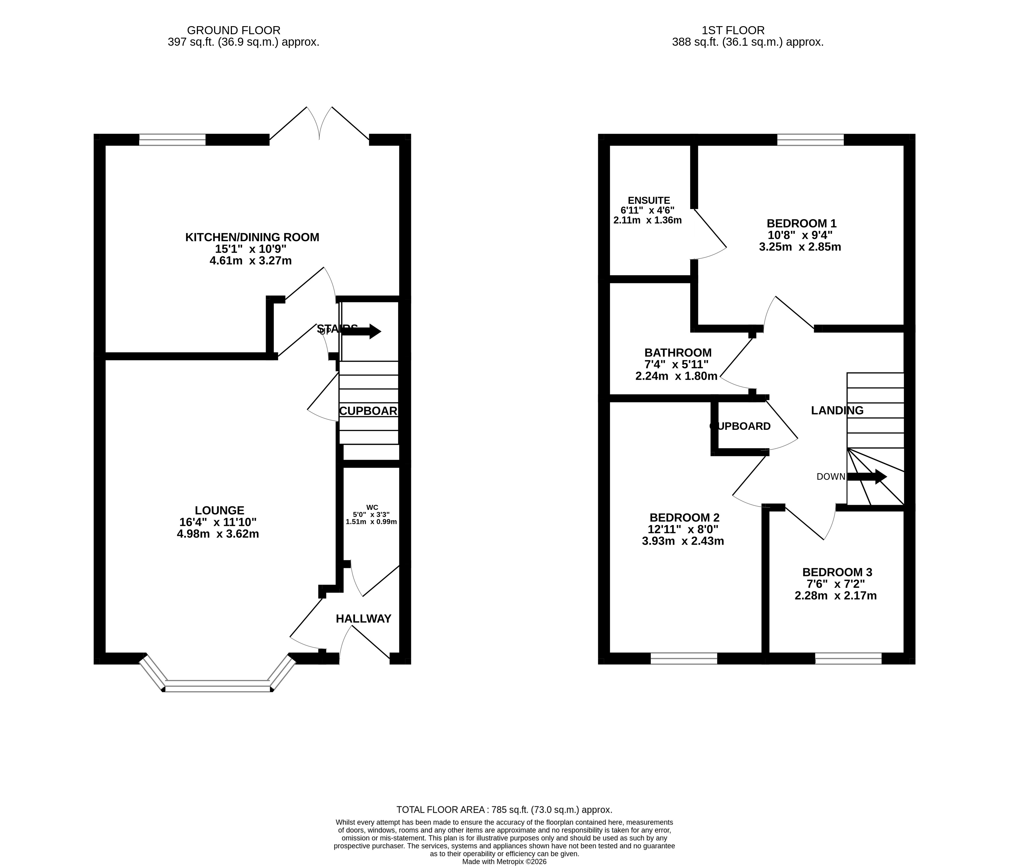 15, Telford Road, Cheshire floorplan