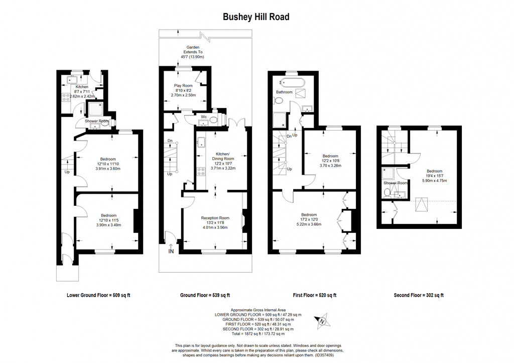 Bushey Hill Road, Camberwell SE5, 5 bedroom terraced house for sale