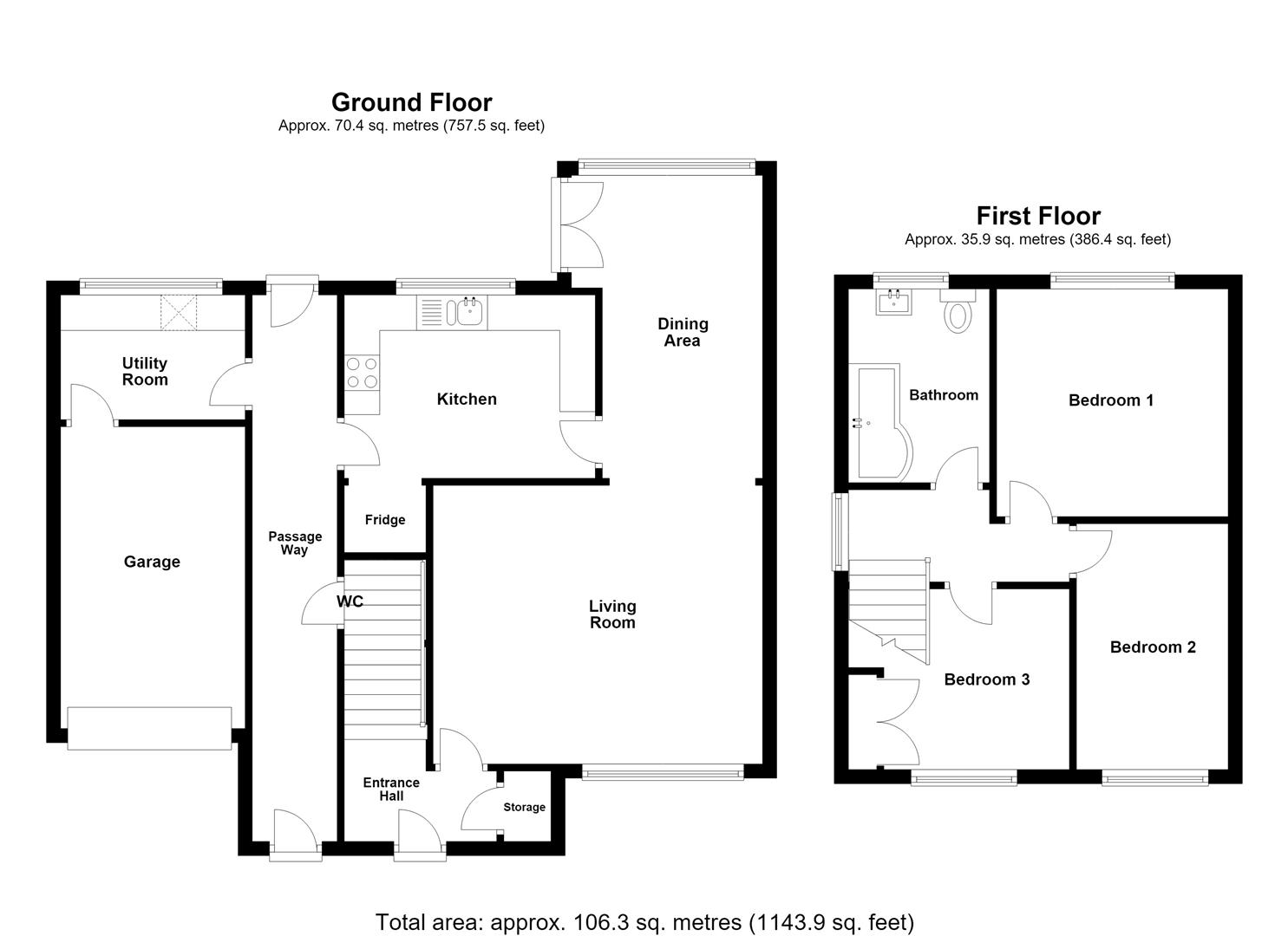 7, The Sandhills, Loughborough floorplan