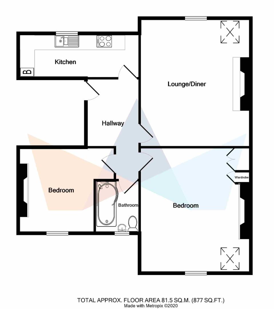 Augusta Gardens, Folkestone CT20, 2 bedroom flat to rent 61507737