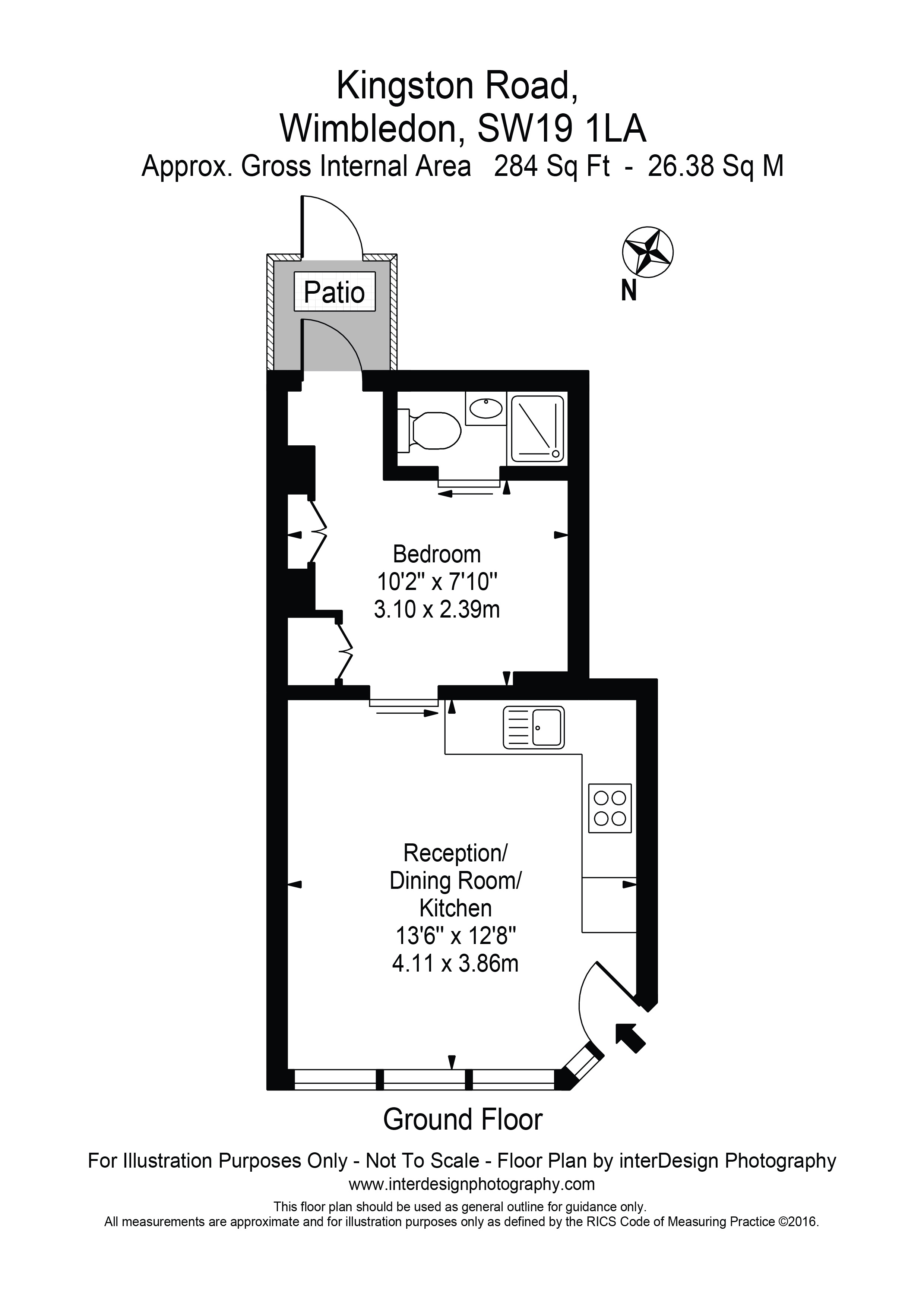 1 Bedrooms Flat for sale in Kingston Road, London SW19