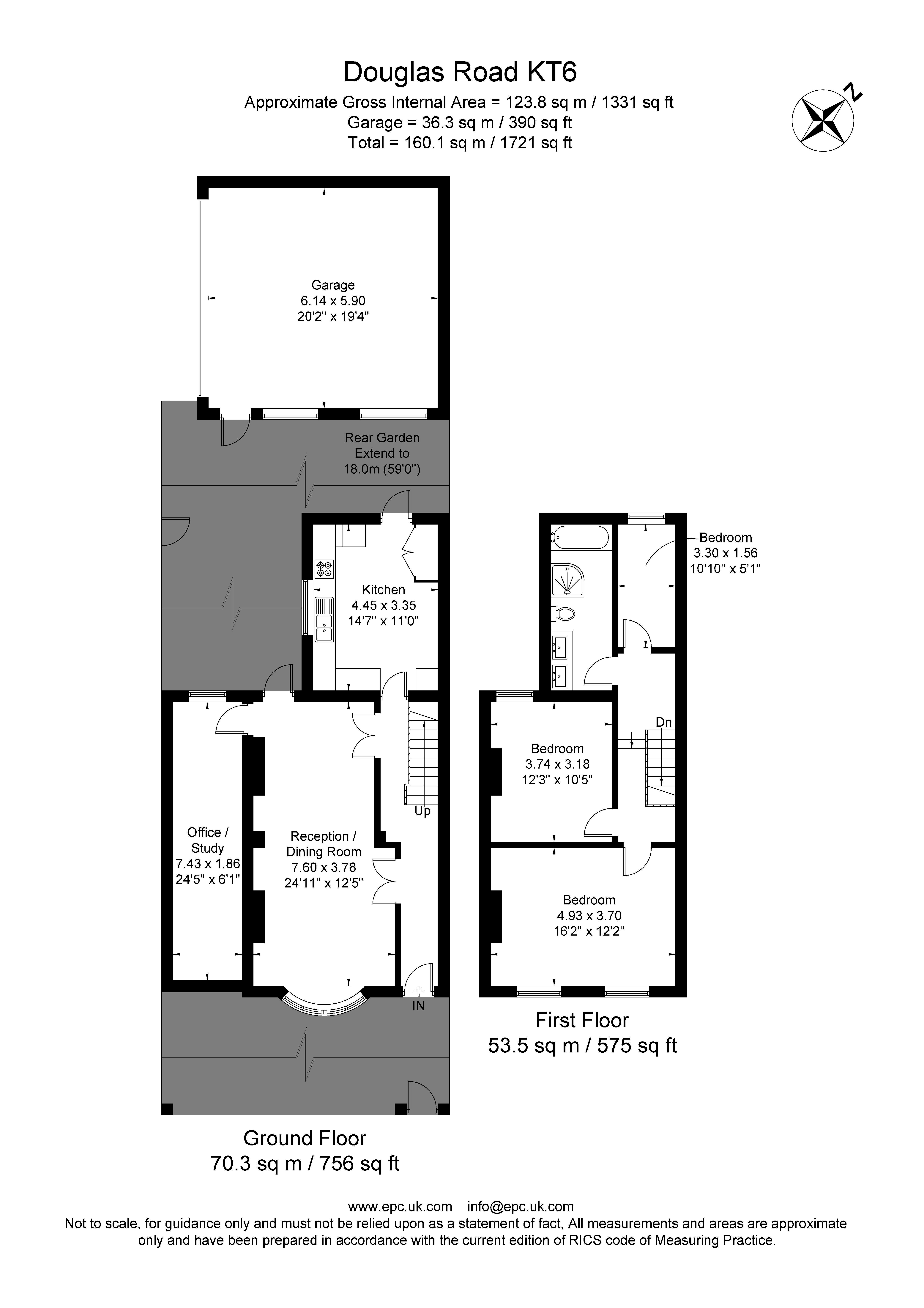 3 Bedrooms Semi-detached house for sale in Douglas Road, Tolworth, Surbiton KT6