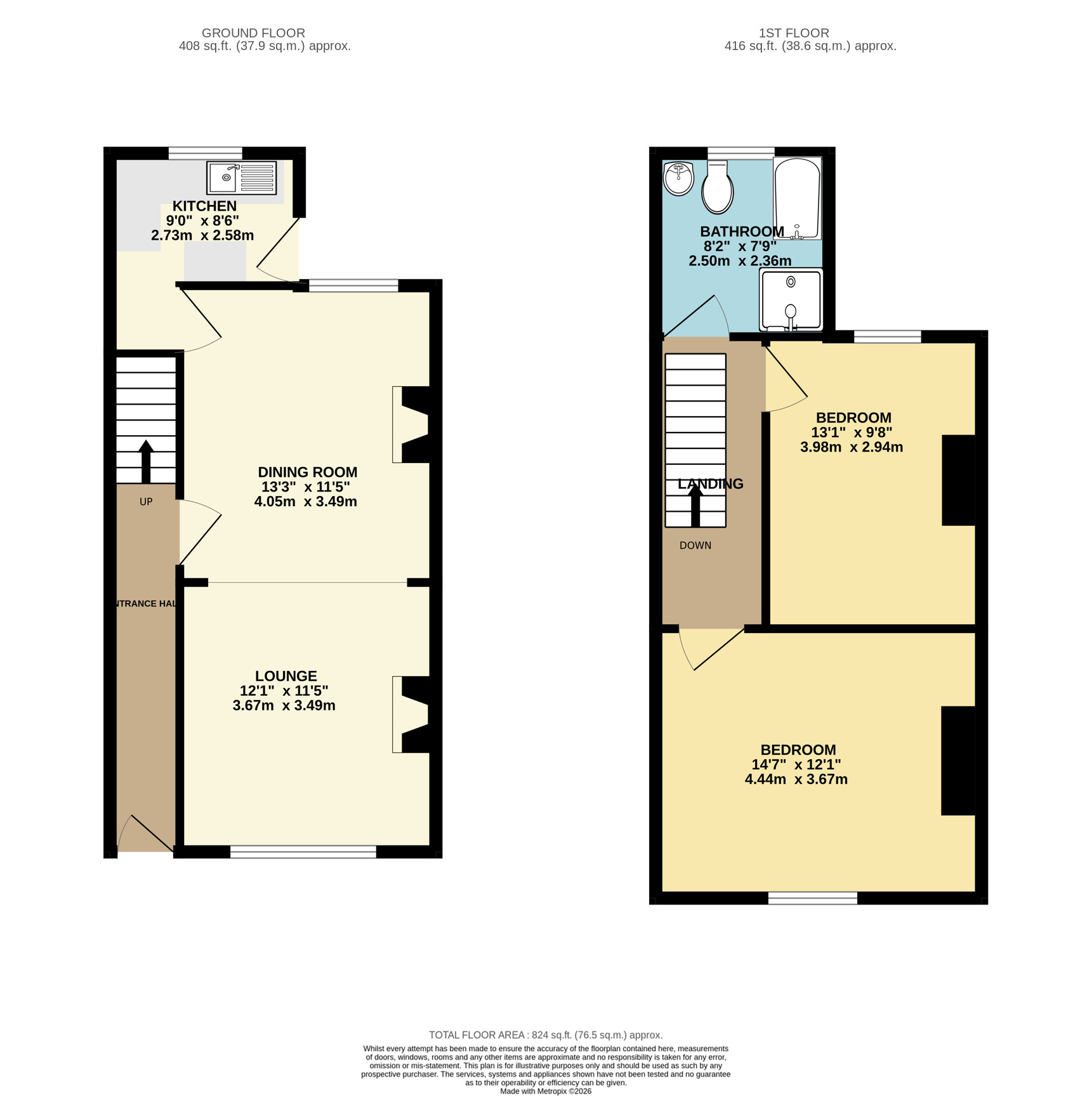 18, Aldred Street, Manchester floorplan