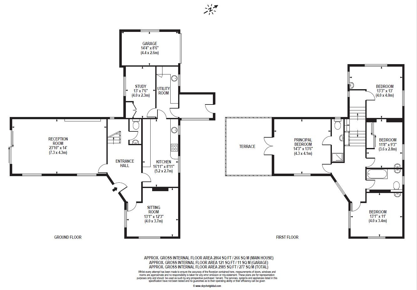 Knob Wood, Shere Road, Leatherhead floorplan