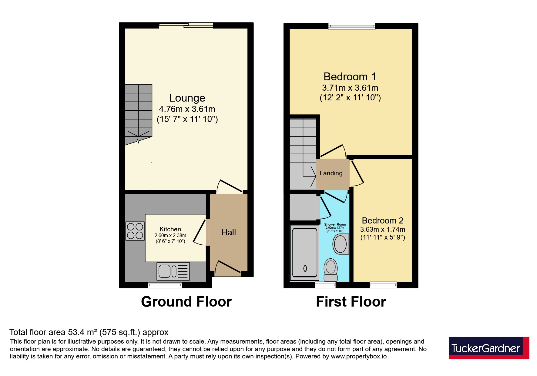 53, Morton Close, Cambridgeshire floorplan
