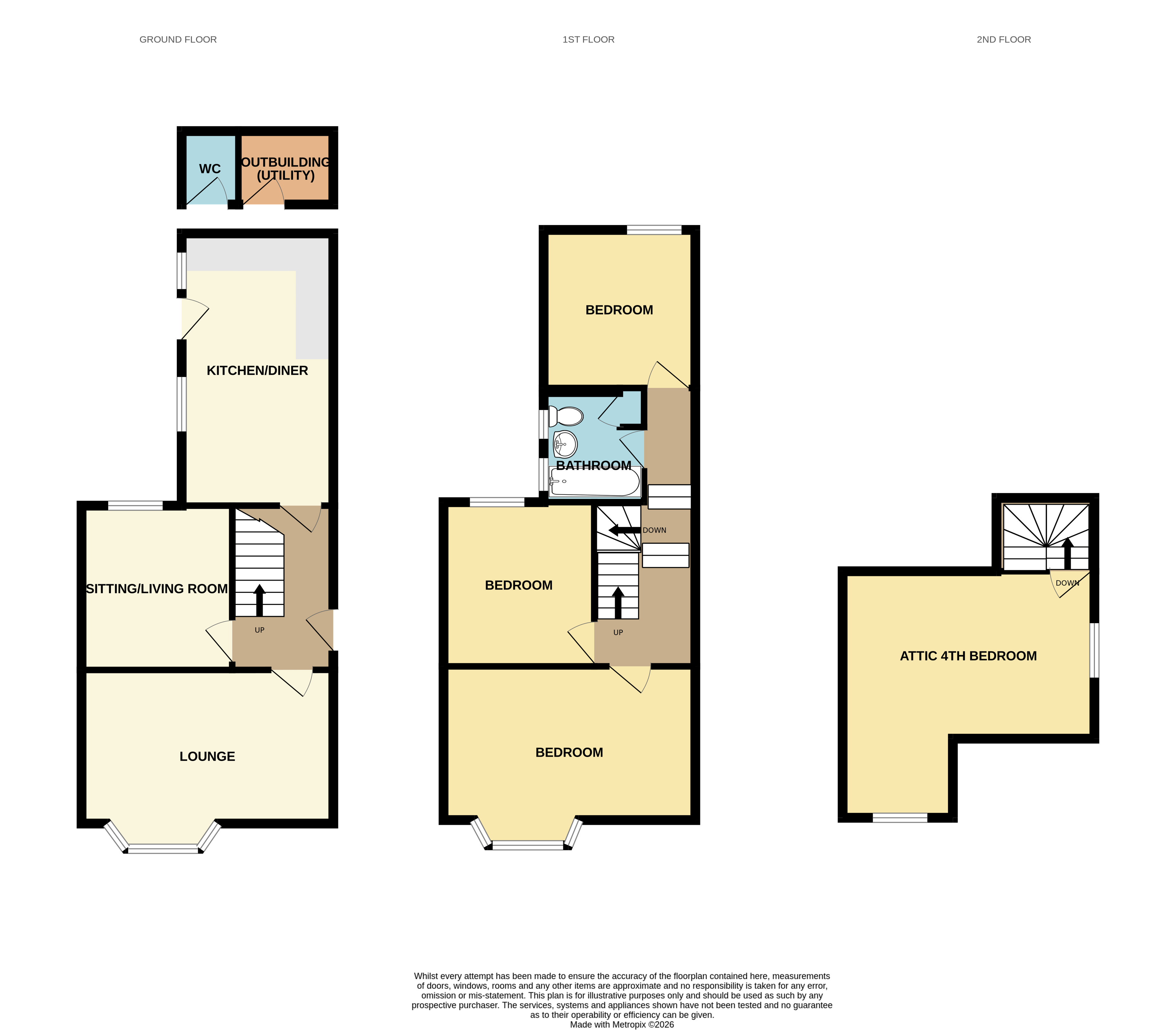 10, Caeracca Villas, Pant, Merthyr Tydfil floorplan