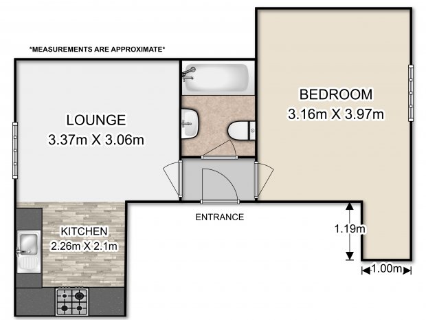 1 Bedrooms Flat to rent in Queen Square, Brighton BN1