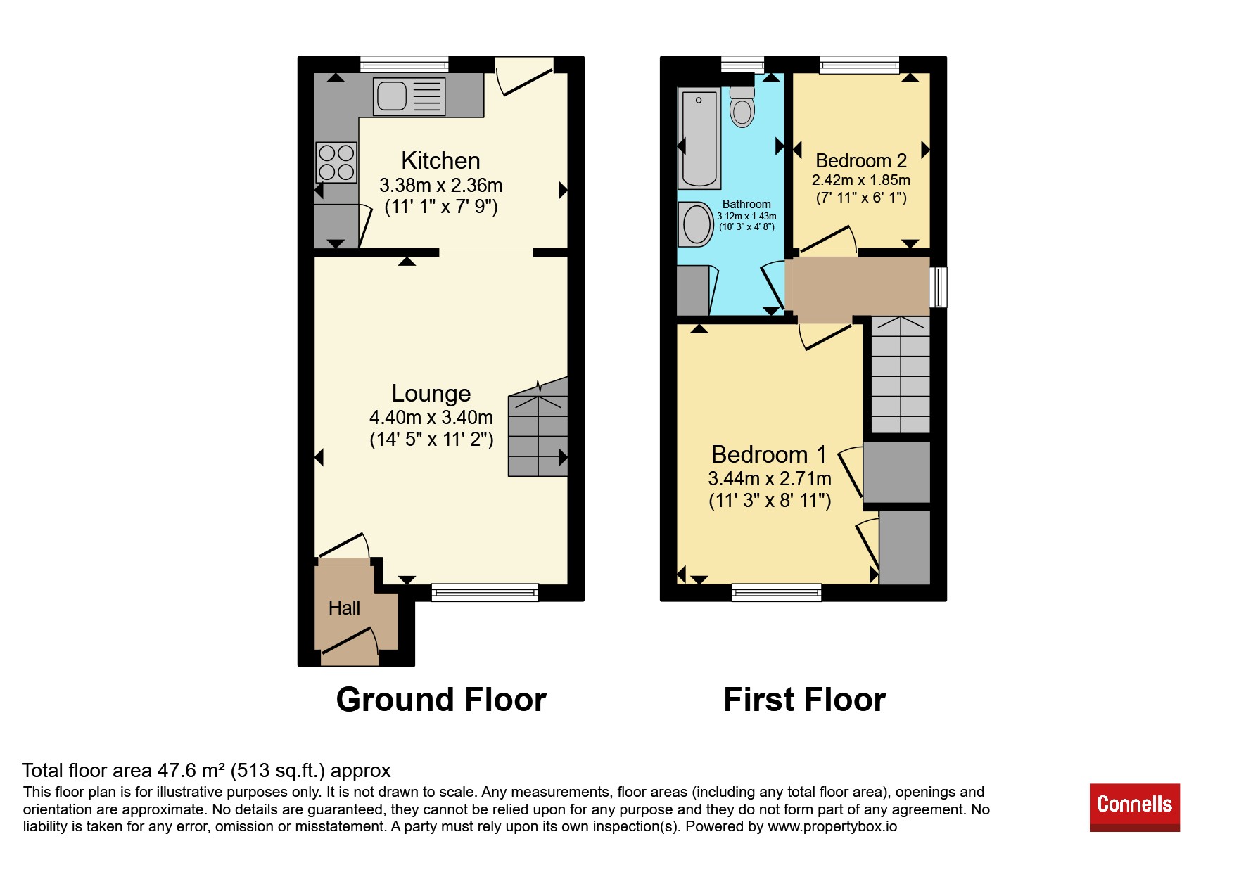 16, The Quern, Maidstone floorplan