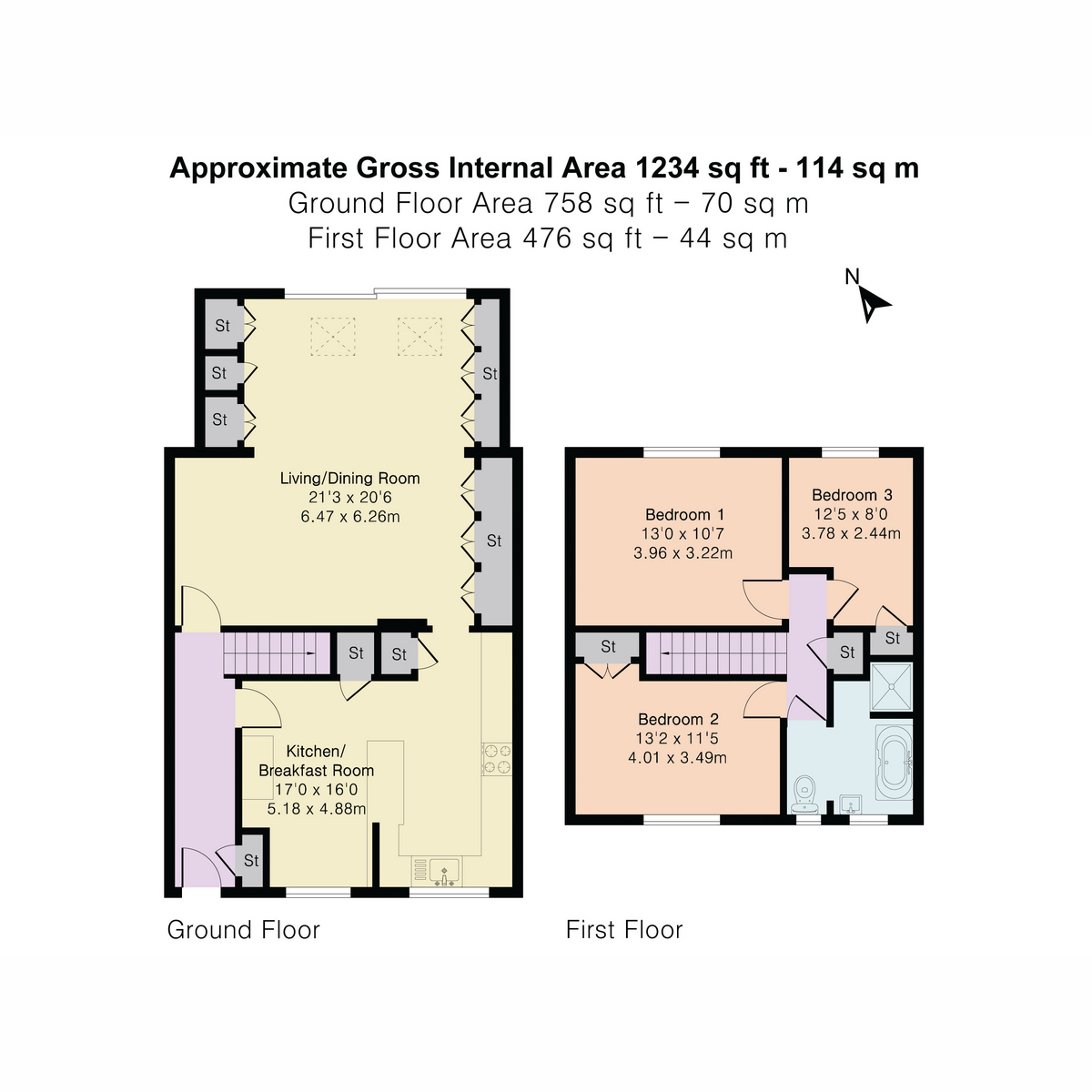 63, Willows Road, Bourne End floorplan