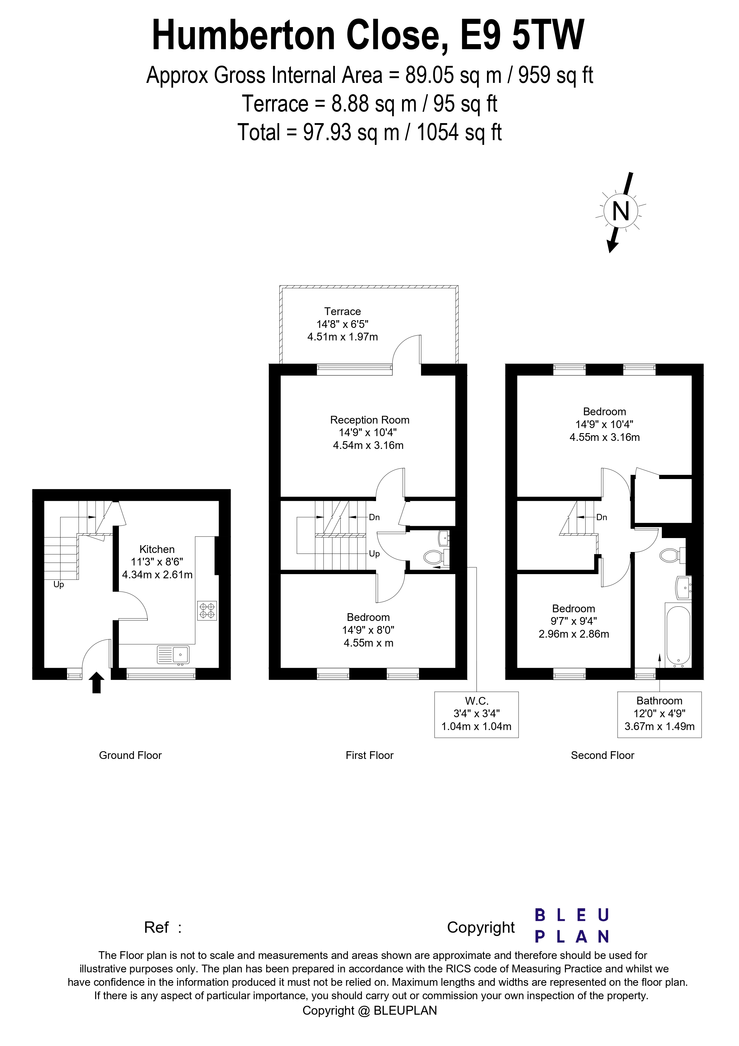 18, Humberton Close, London floorplan