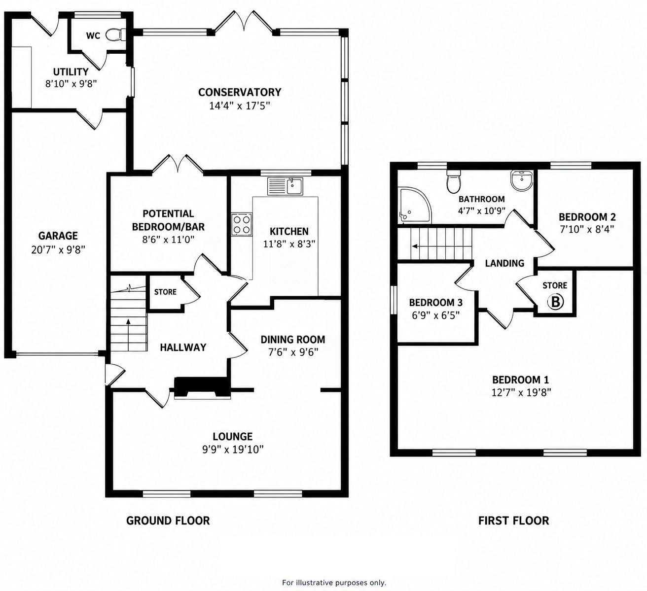 Elliston Avenue, Barnsley floorplan