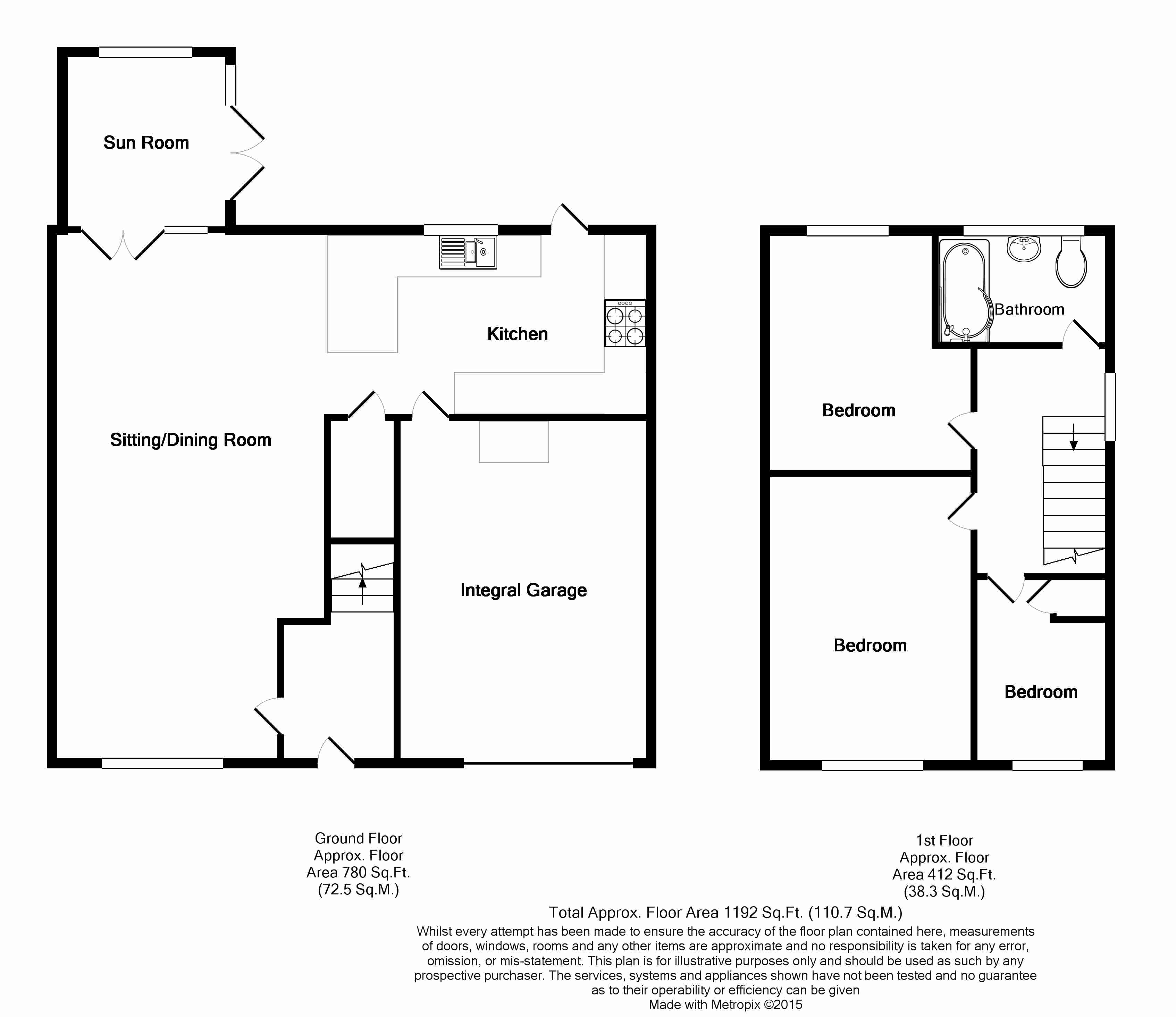 3 Bedrooms Semi-detached house to rent in Truleigh Road, Upper Beeding, Steyning BN44