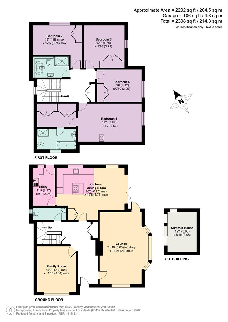 Swanton,, Lynx Hill, East Horsley floorplan