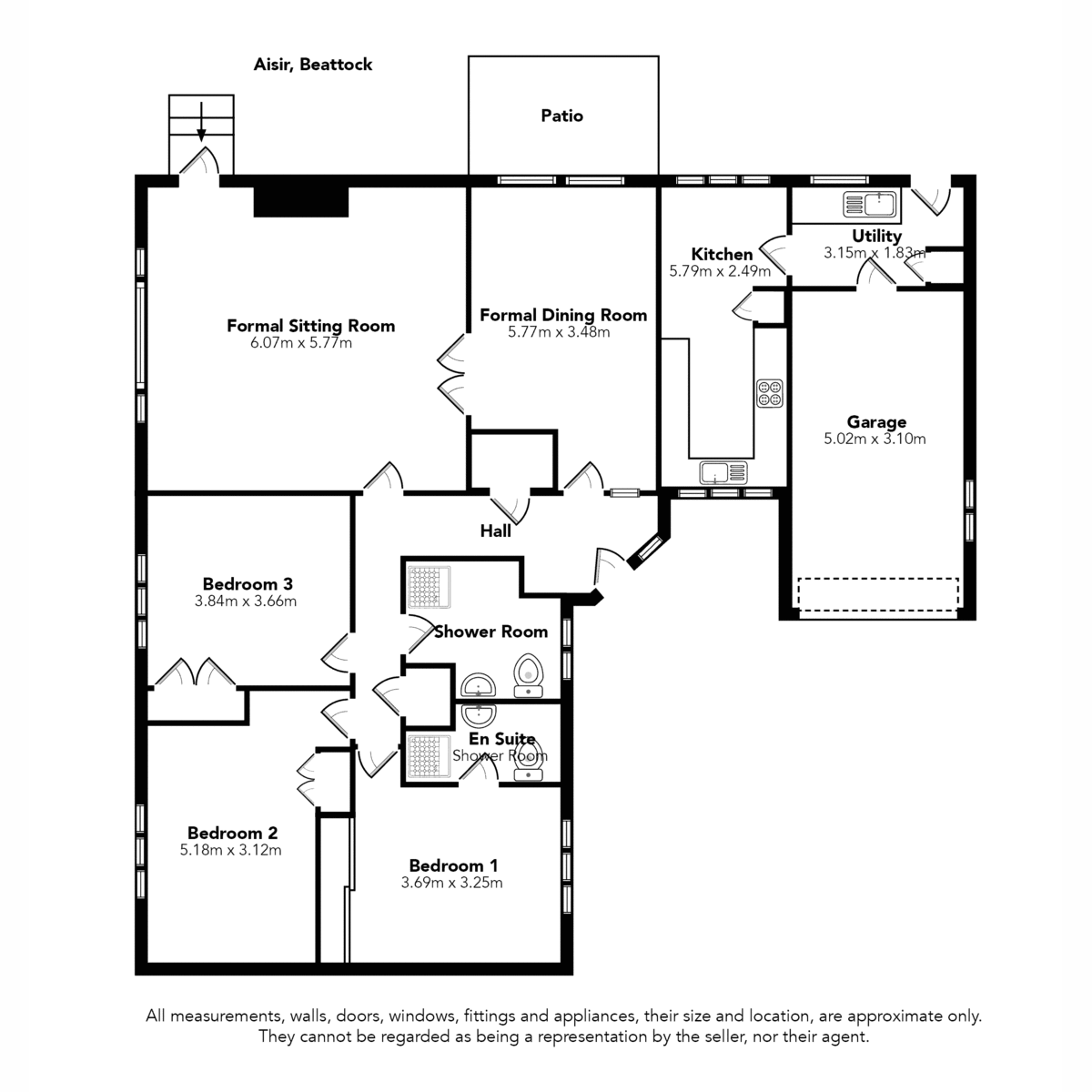 Aisir, Beattock Road, Moffat floorplan