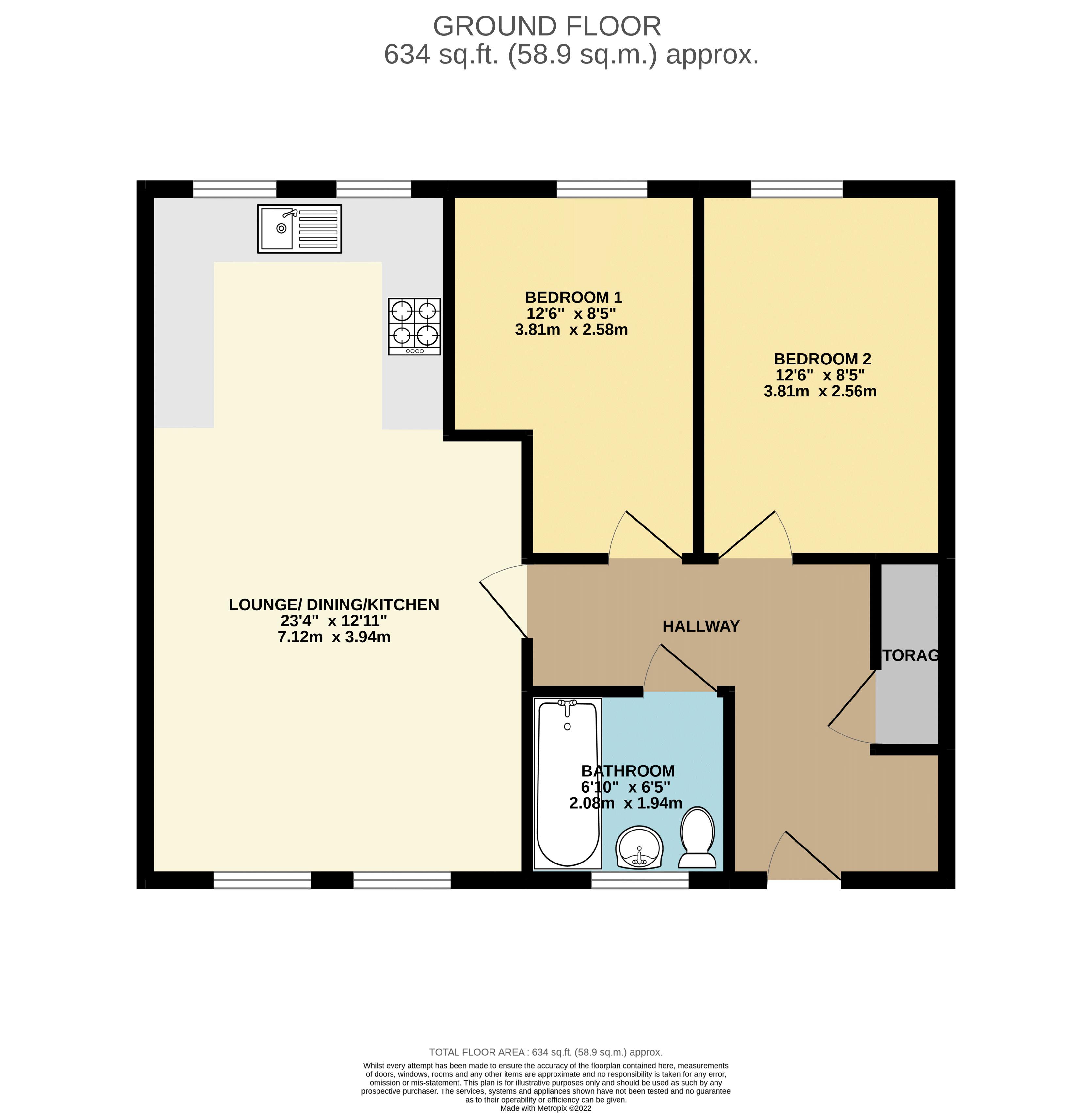 Preston Road, Standish, Wigan WN6, 2 bedroom flat for sale 60968431