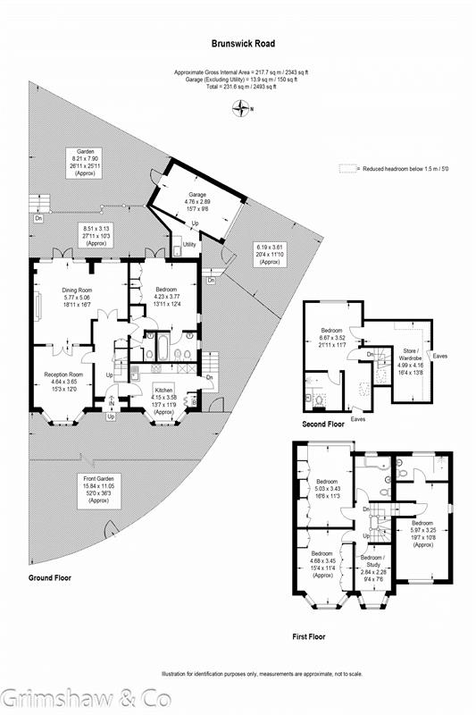 6 bed property for sale in Brunswick Road, Greystoke Park Estate