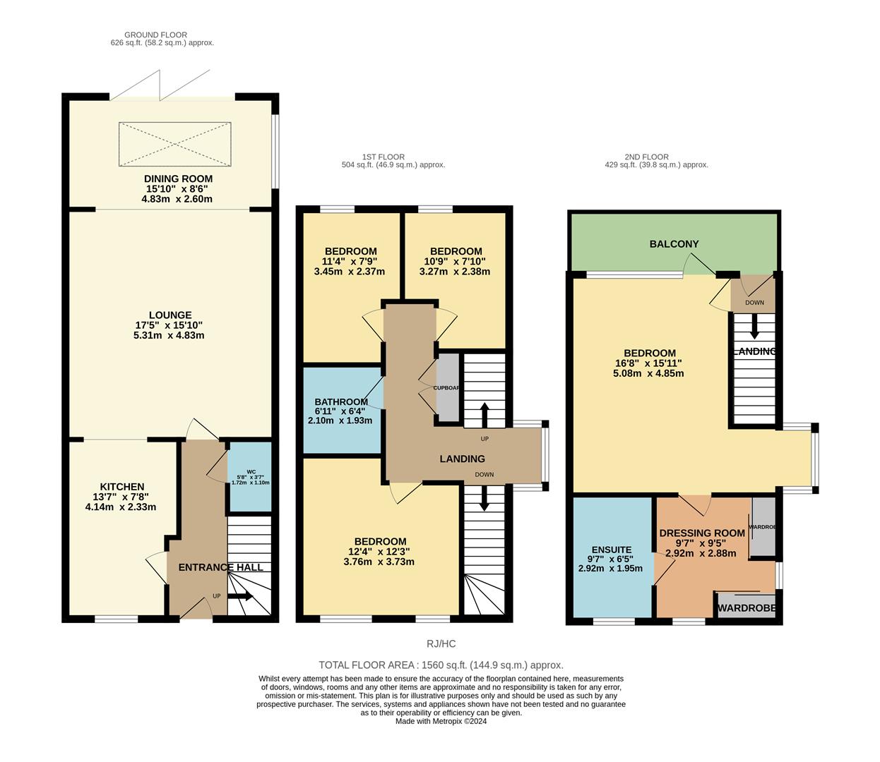 42, High Chase, Harlow floorplan
