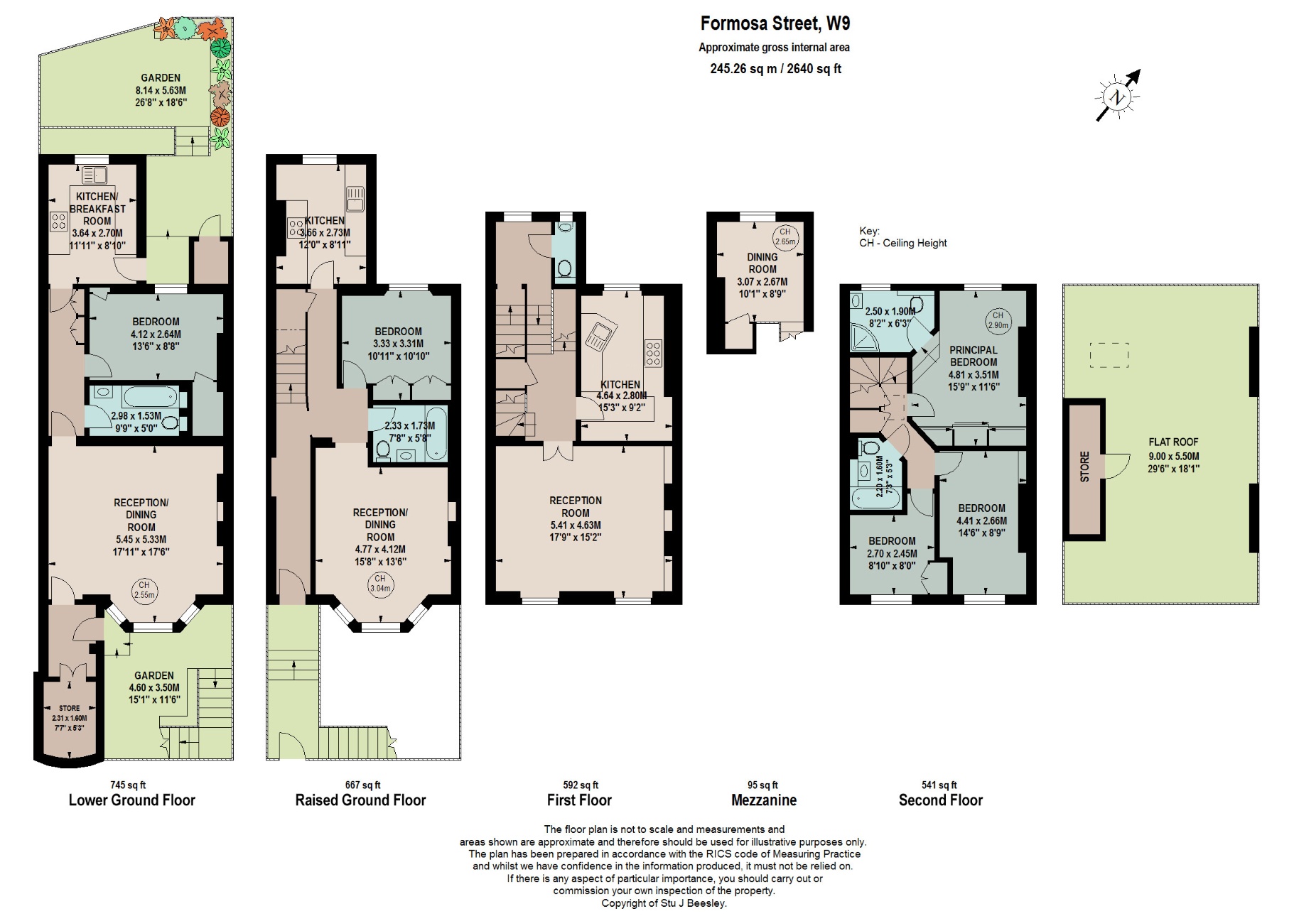 34, Formosa Street, London floorplan