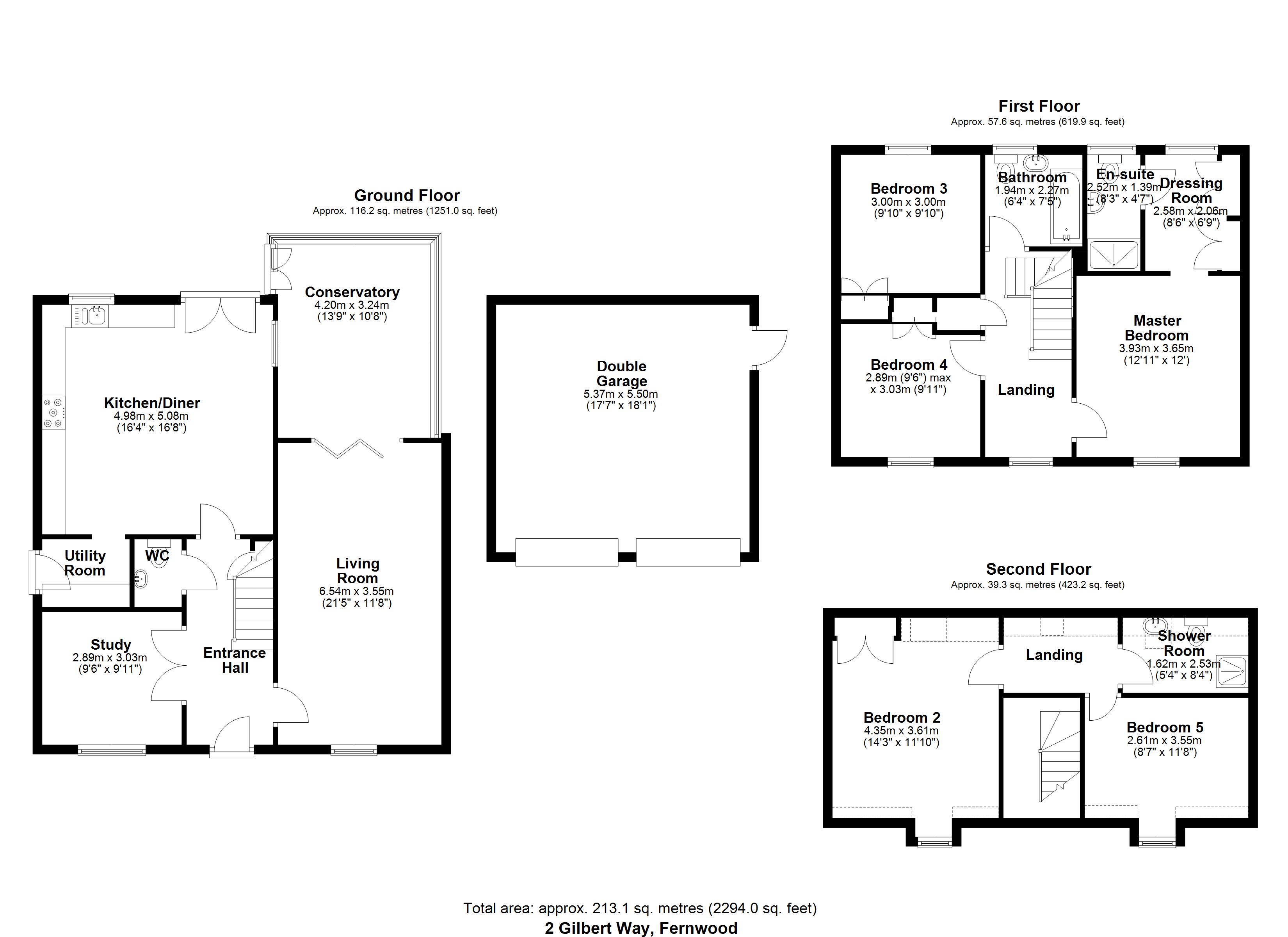 2, Gilbert Way, Newark floorplan