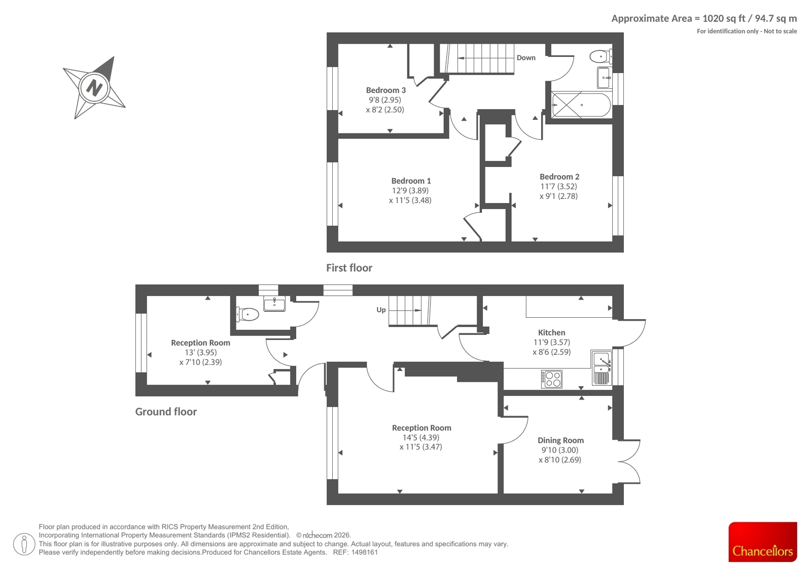 217, Kersey Crescent, Newbury floorplan