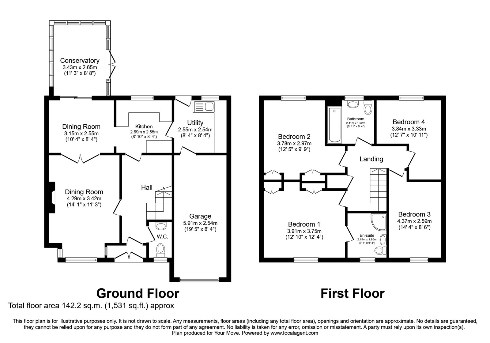 20, Broadlands Way, Shropshire floorplan