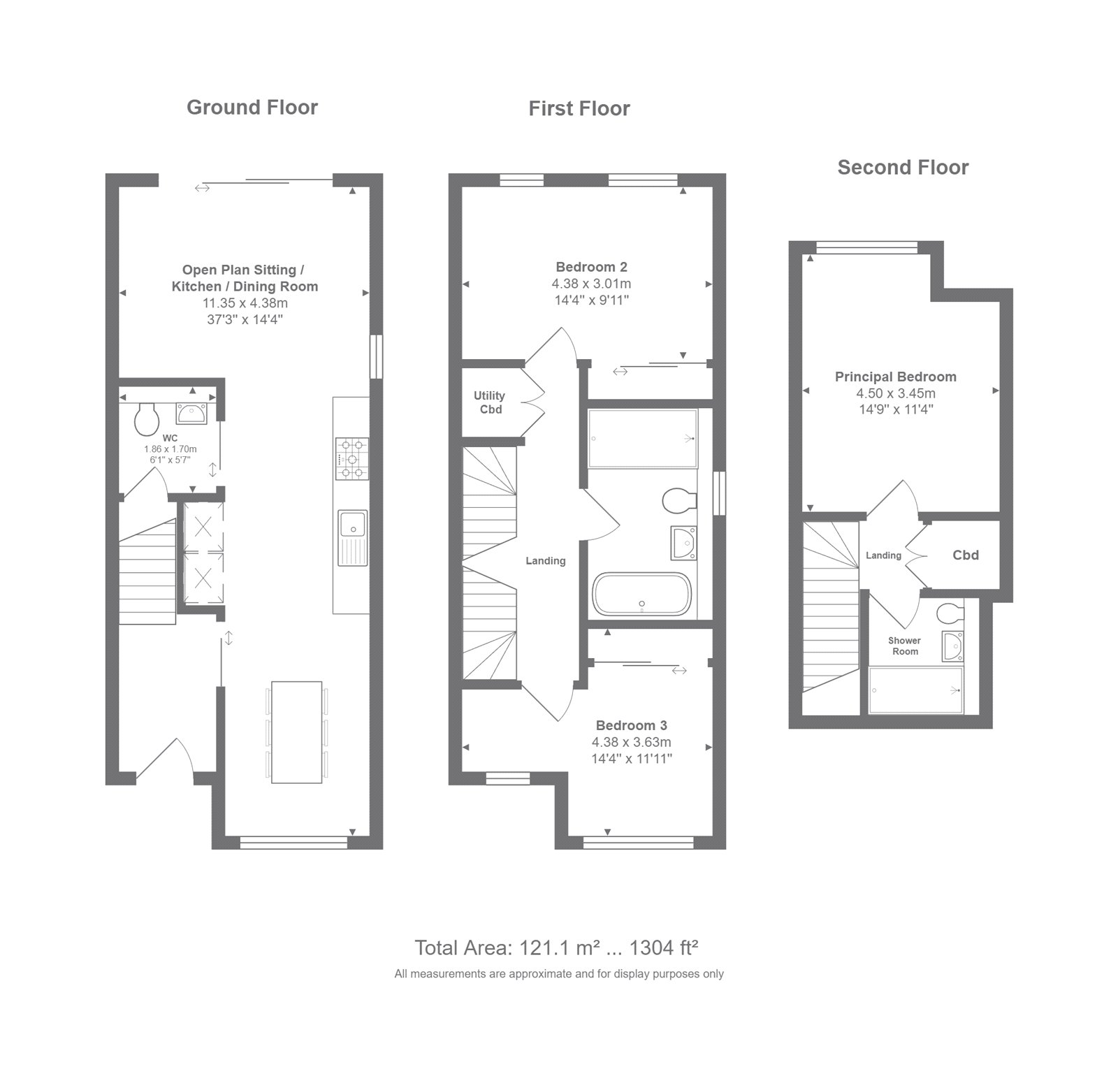 192, Queen Edith's Way, Cambridge floorplan