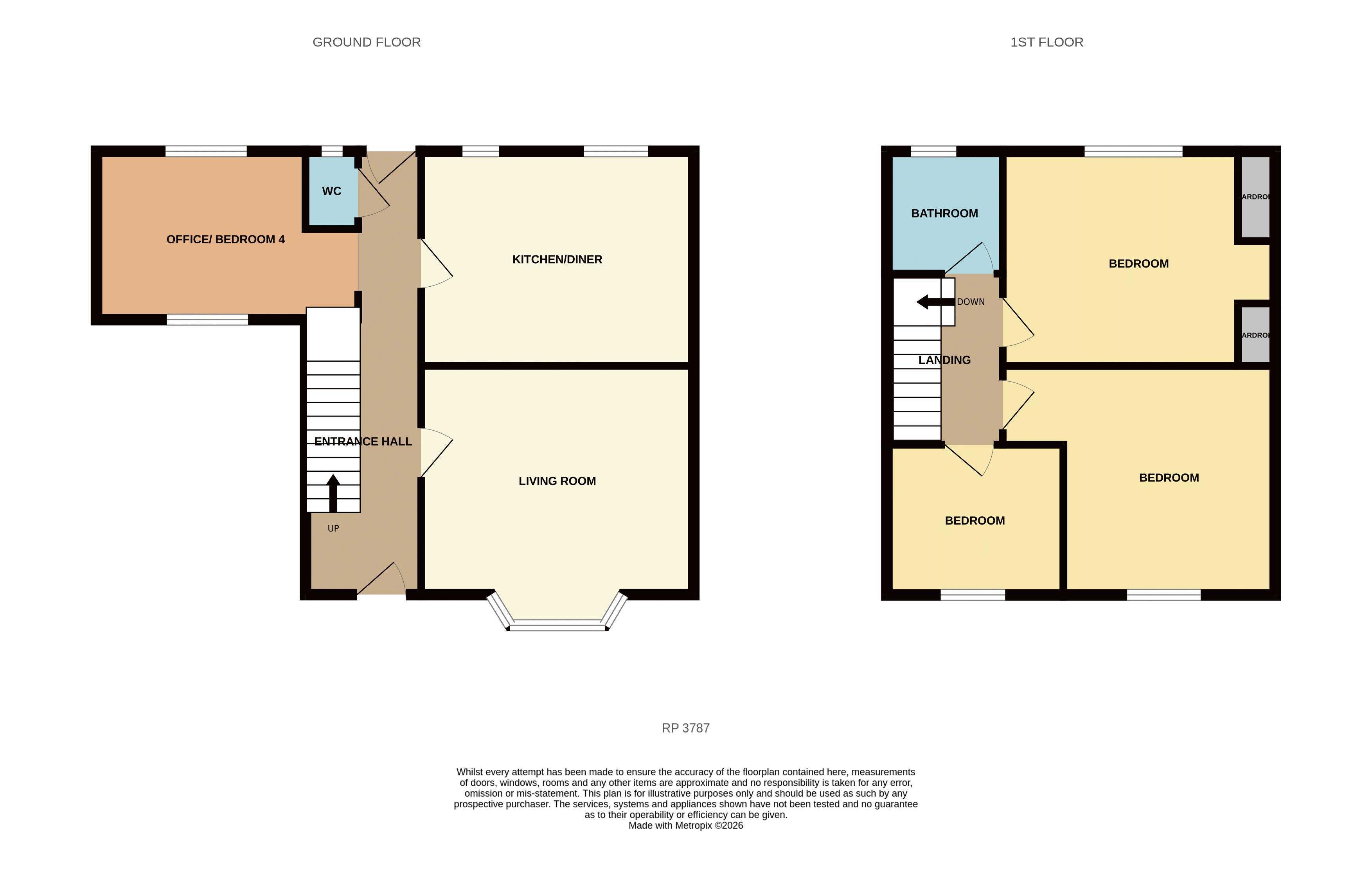10, Second Avenue, Rhos on Sea floorplan