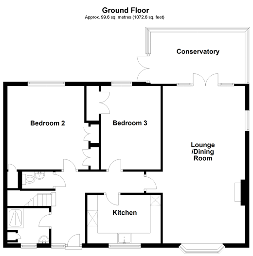 3 Bedrooms Bungalow for sale in King Henrys Road, Lewes, East Sussex BN7