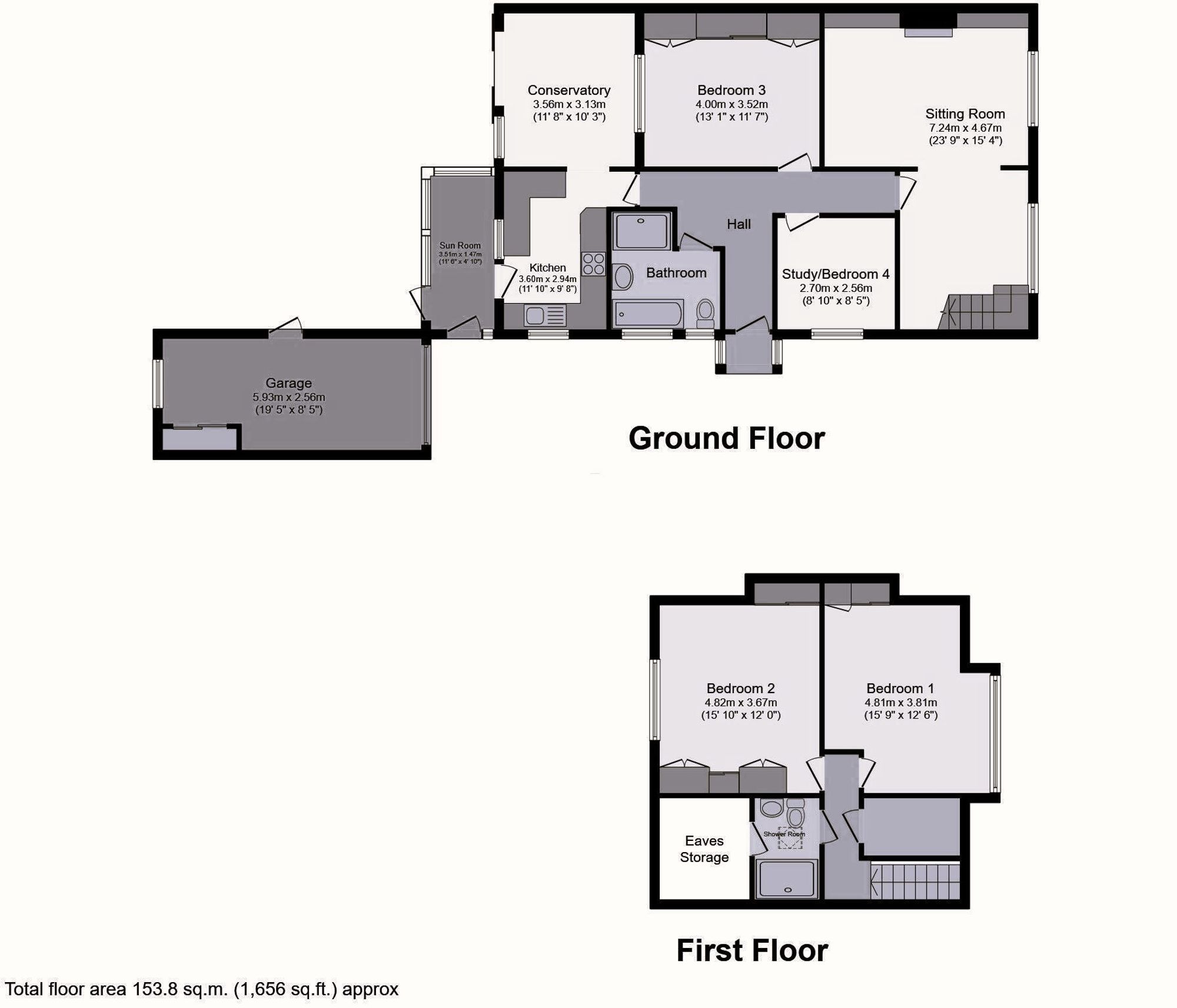 4 Dawn Crescent, Steyning floorplan