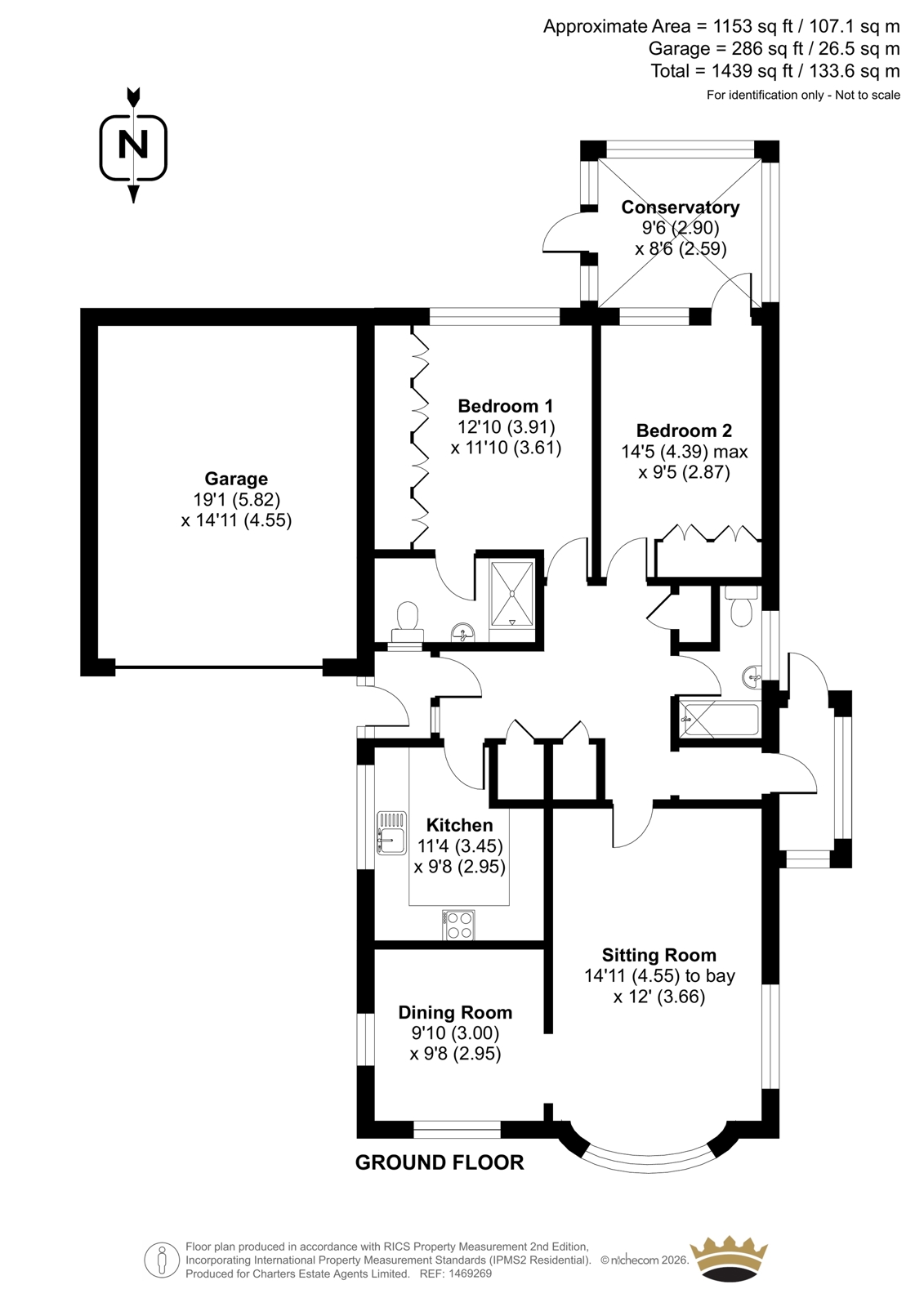 5, The Chase, Worthing floorplan