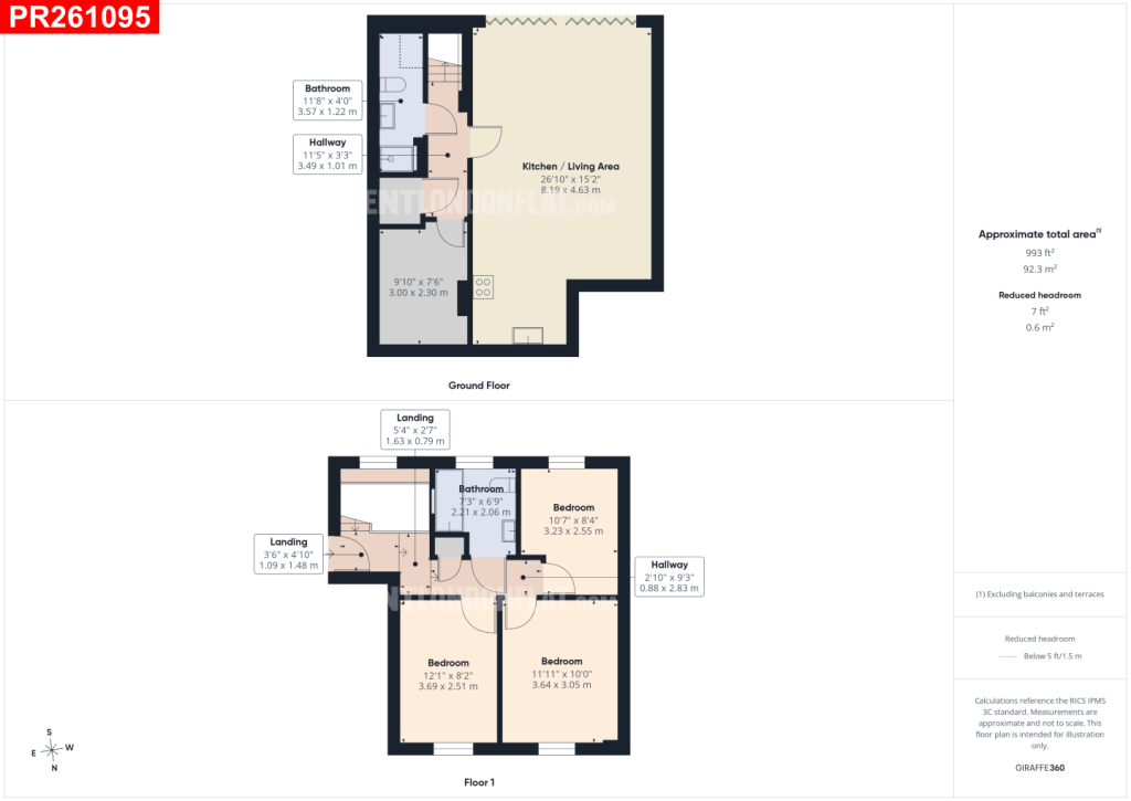 Clifden Road, Hackney floorplan